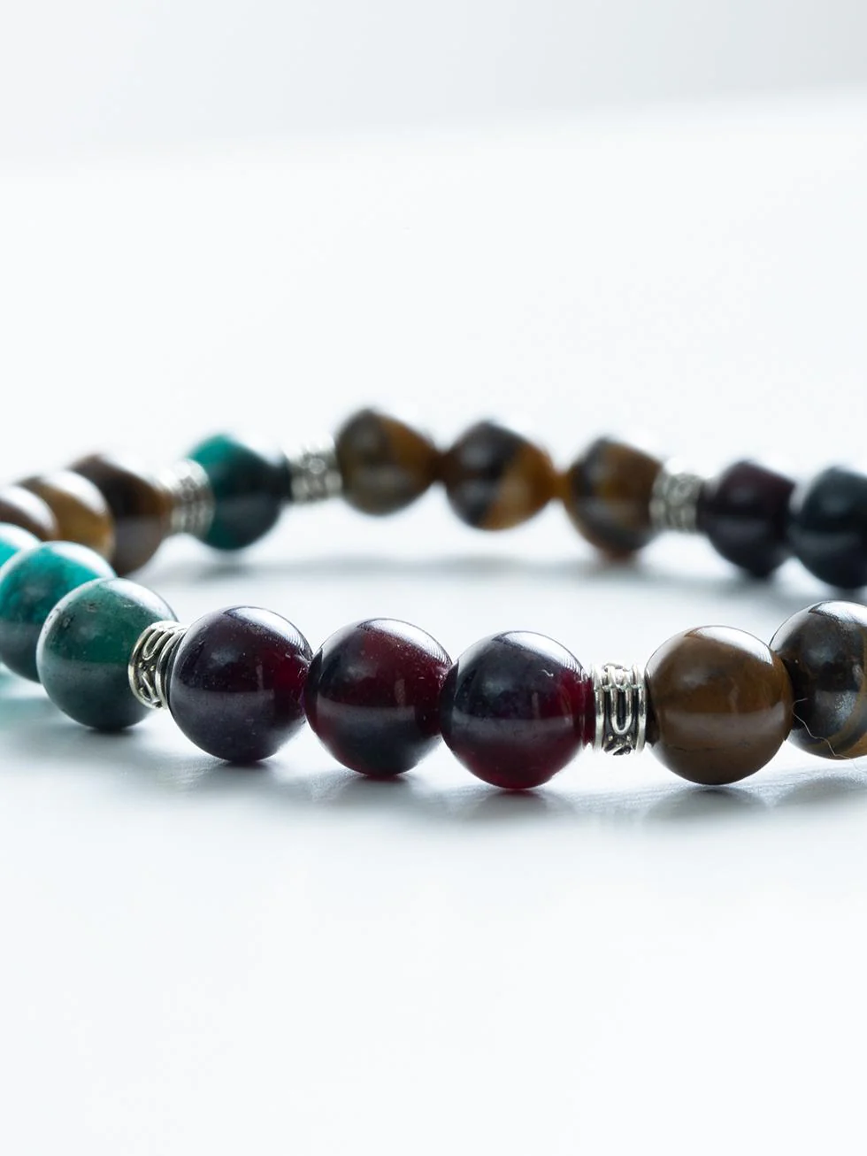 PULSERA PIEDRAS MARRÓN VERDE - Image 4