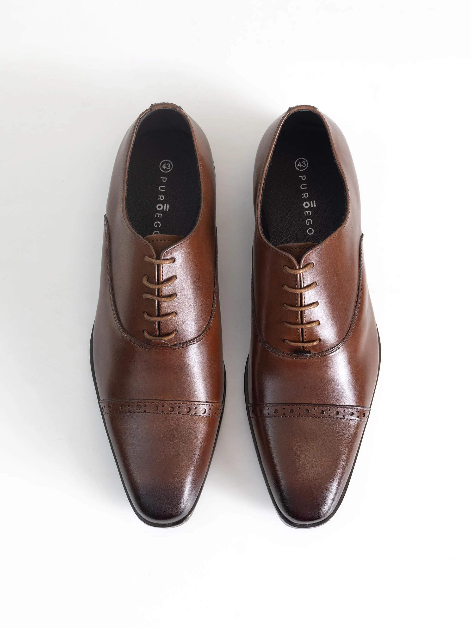 ZAPATO OXFORD QUARTER BROGUE MARRÓN - Image 4