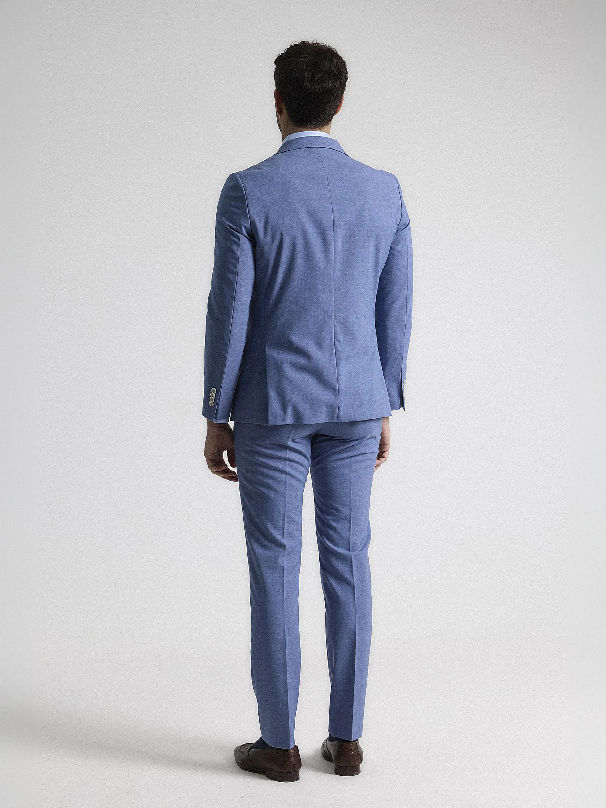 TRAJE FIL A FIL CELESTE - Image 4