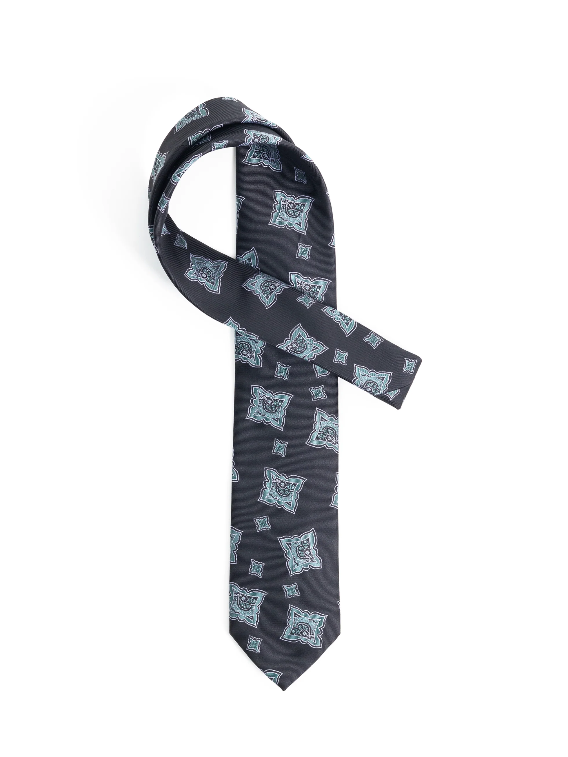 CORBATA ESTAMPADA NEGRA - Image 3