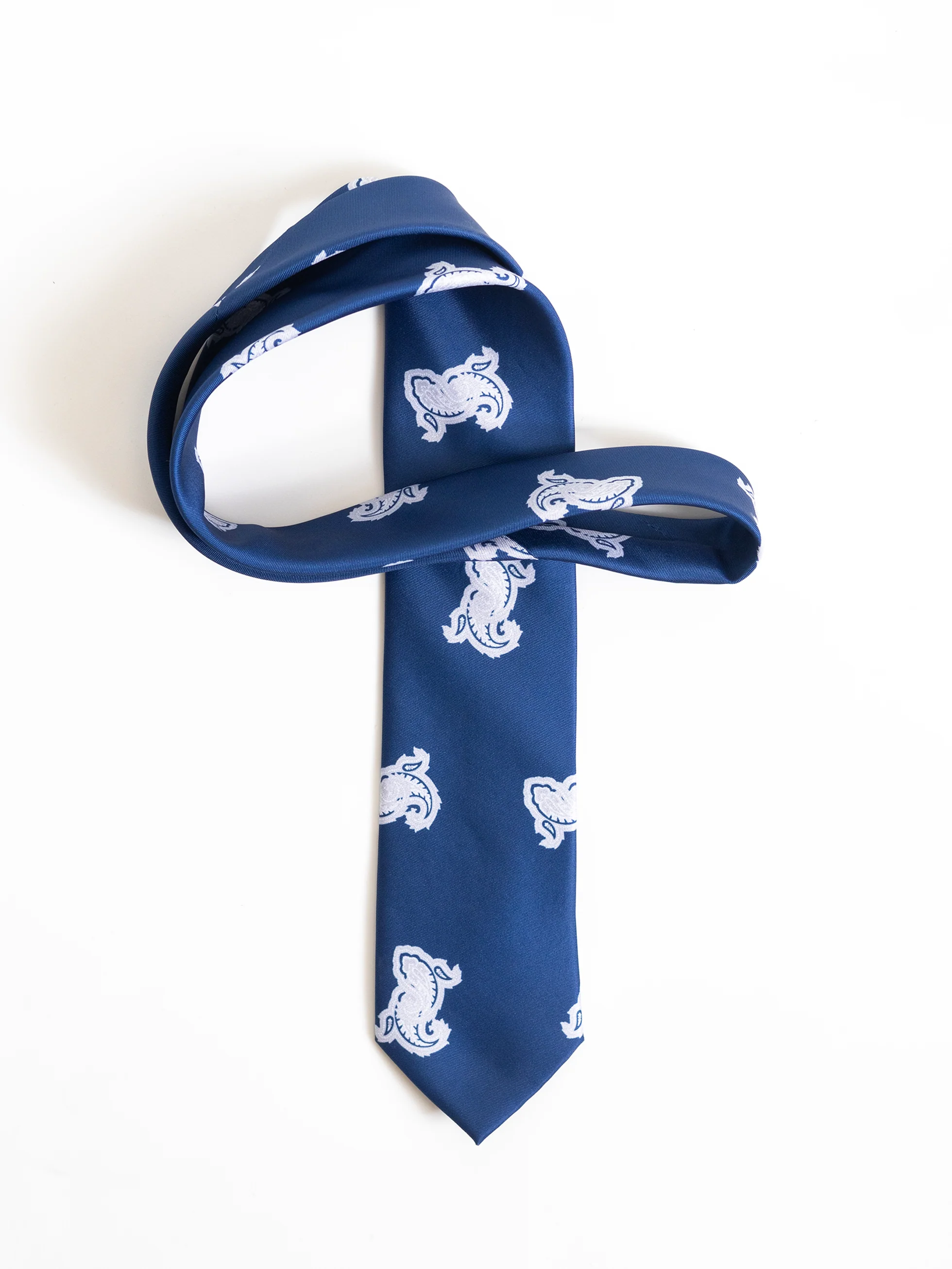 CORBATA PAISLEY AZUL TINTA - Image 3