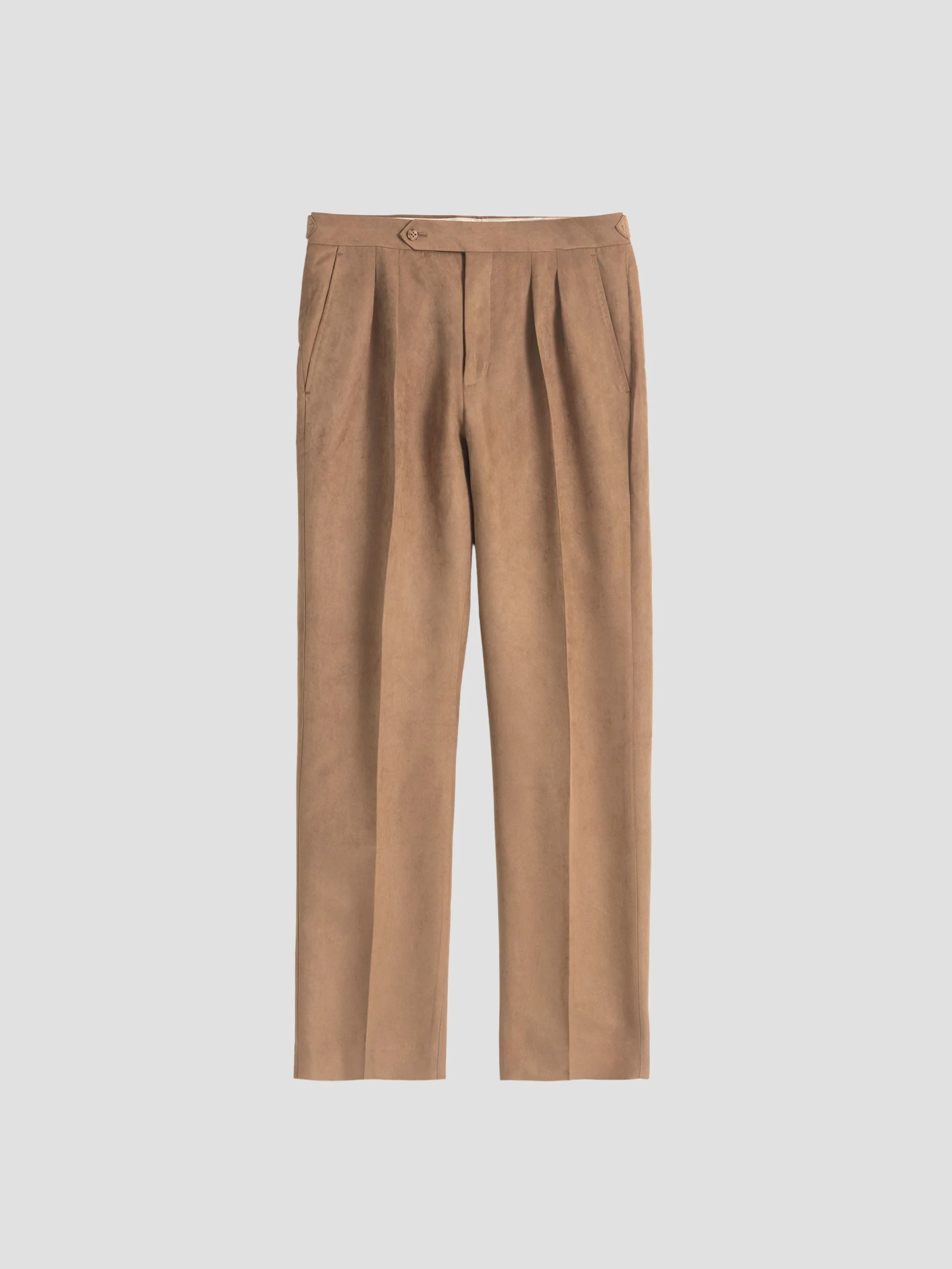 PANTALON SUEDE RELAXED FIT TOSTADO - Image 5