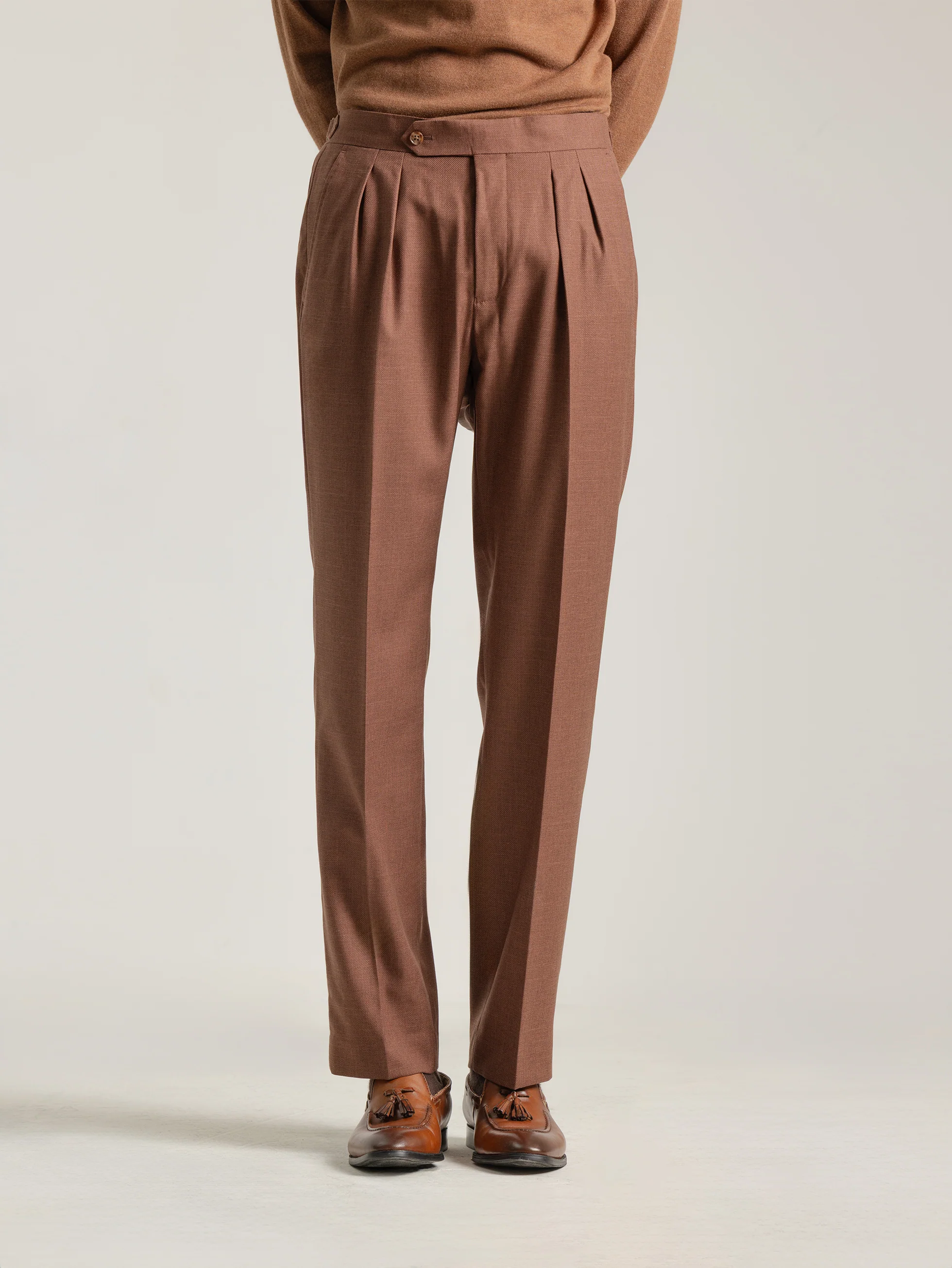 PANTALON ALTO RELAXED FIT TERRACOTTA - Image 4