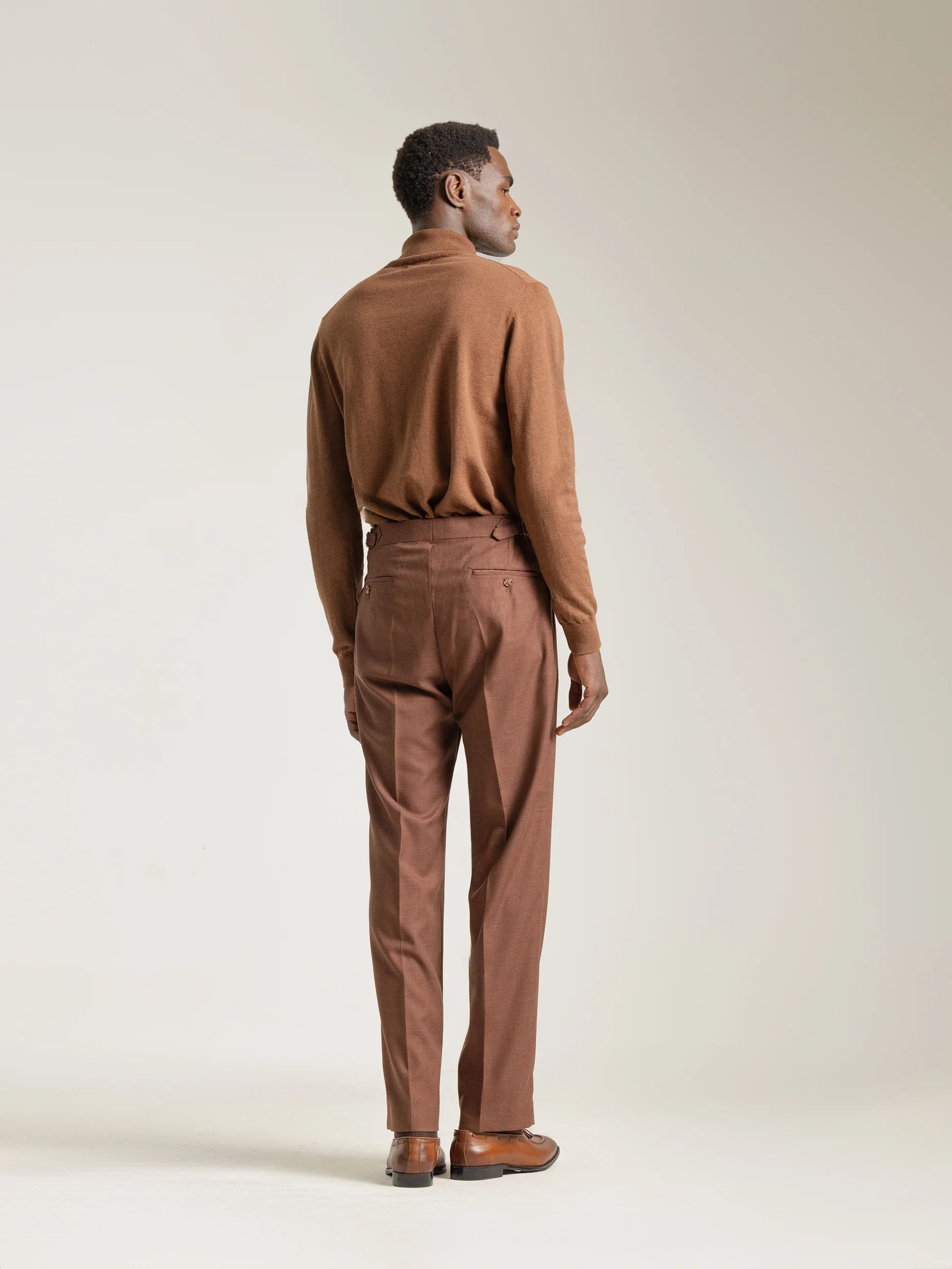 PANTALON ALTO RELAXED FIT TERRACOTTA - Image 6