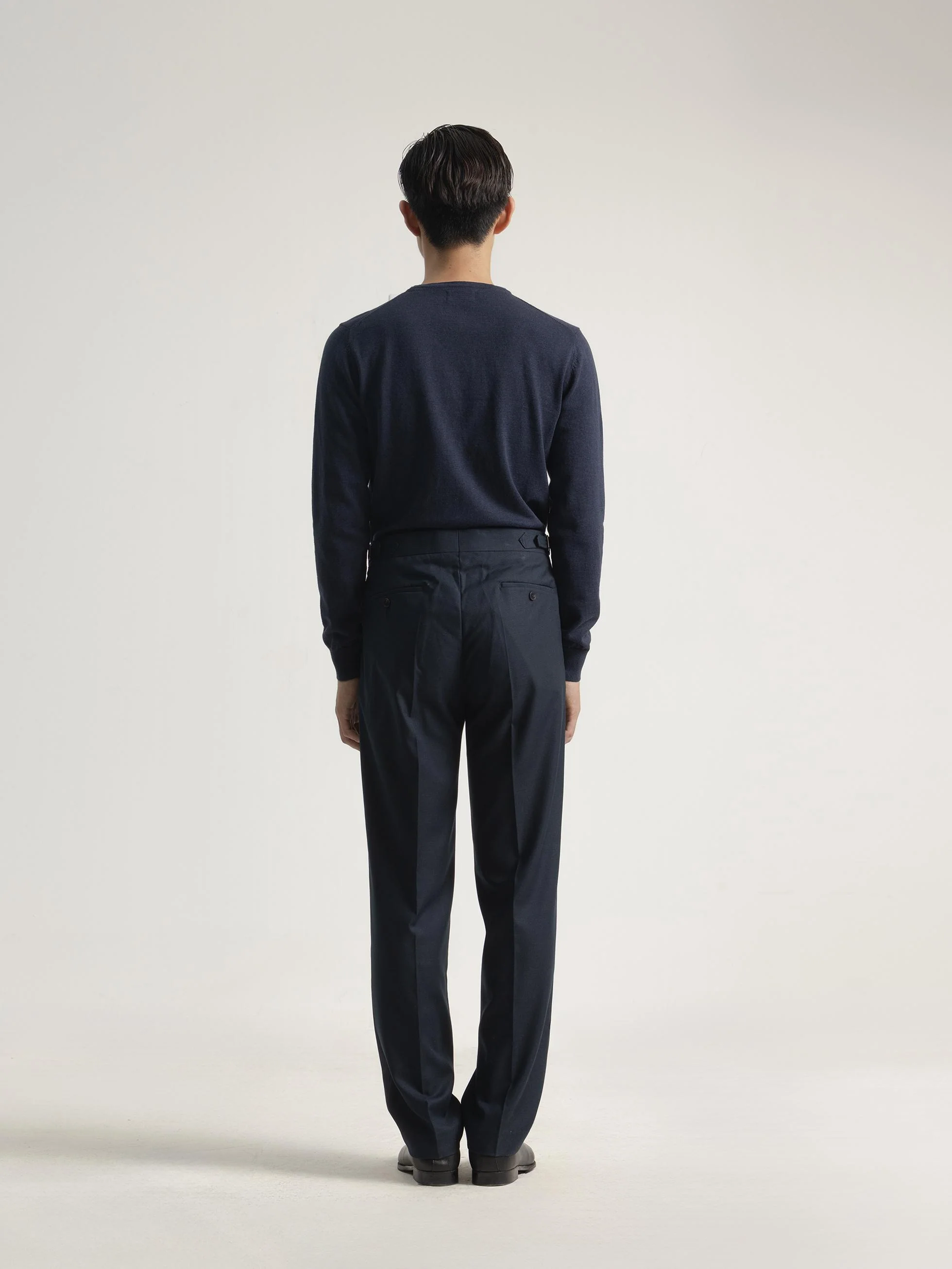 PANTALON ALTO RELAXED FIT MARINO - Image 4