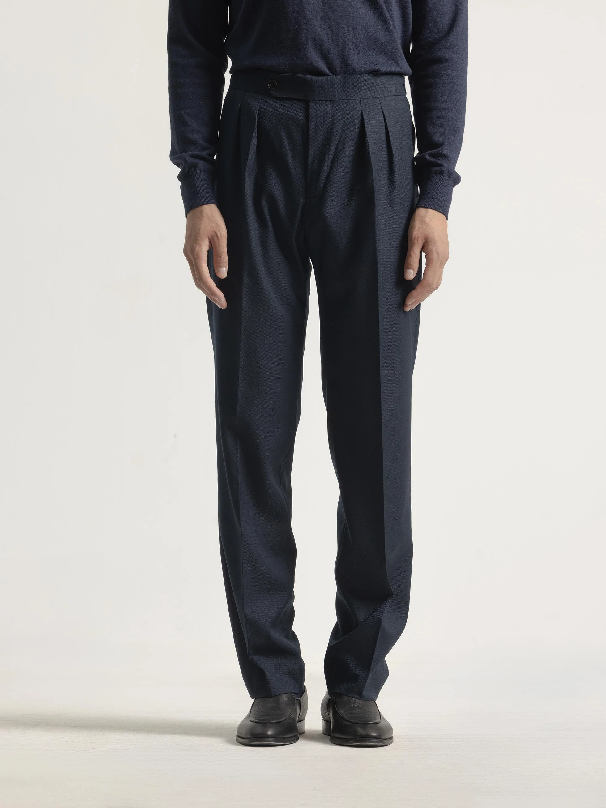 PANTALON ALTO RELAXED FIT MARINO - Image 5
