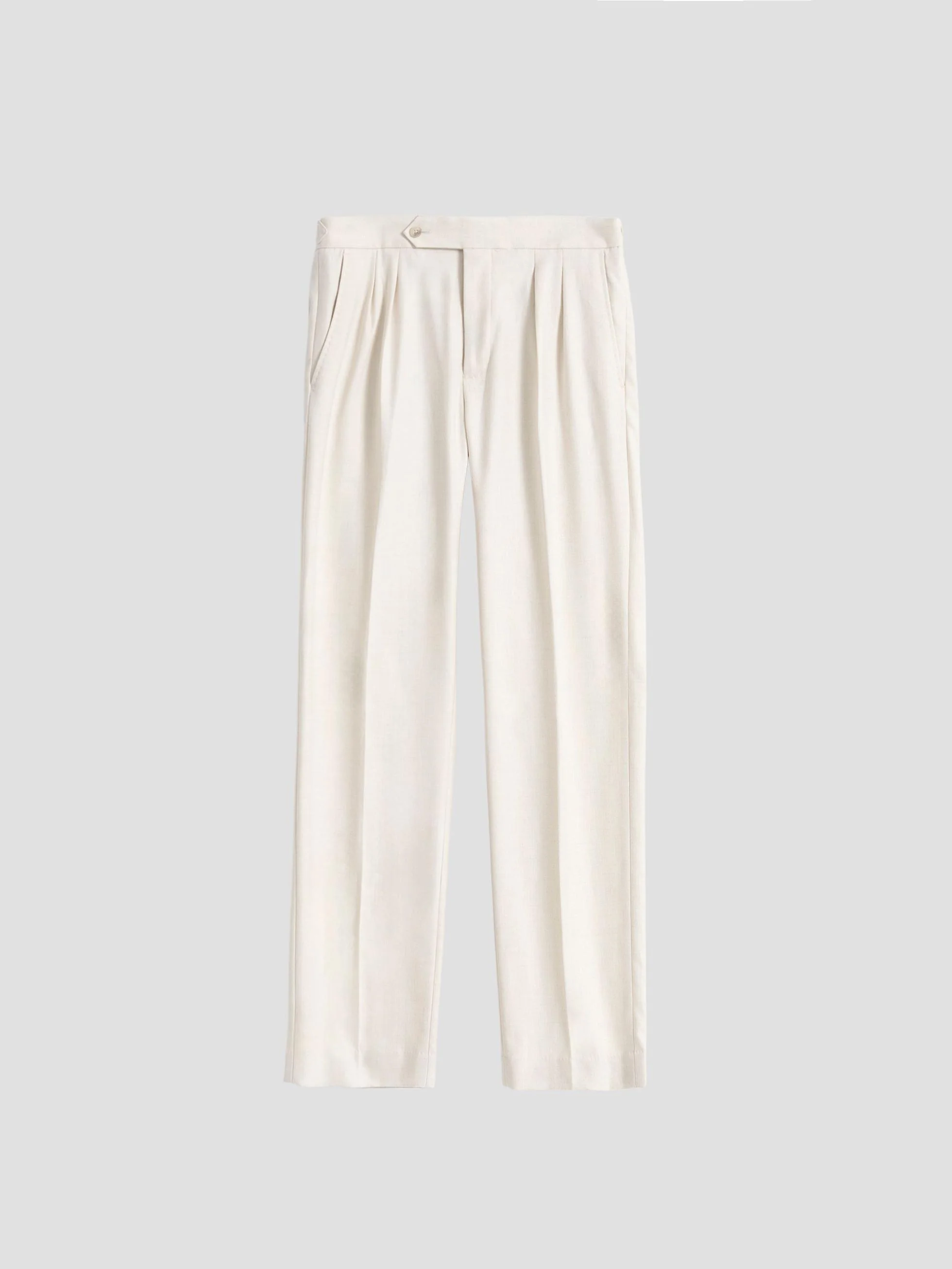 PANTALON ALTO RELAXED FIT MARFIL - Image 5