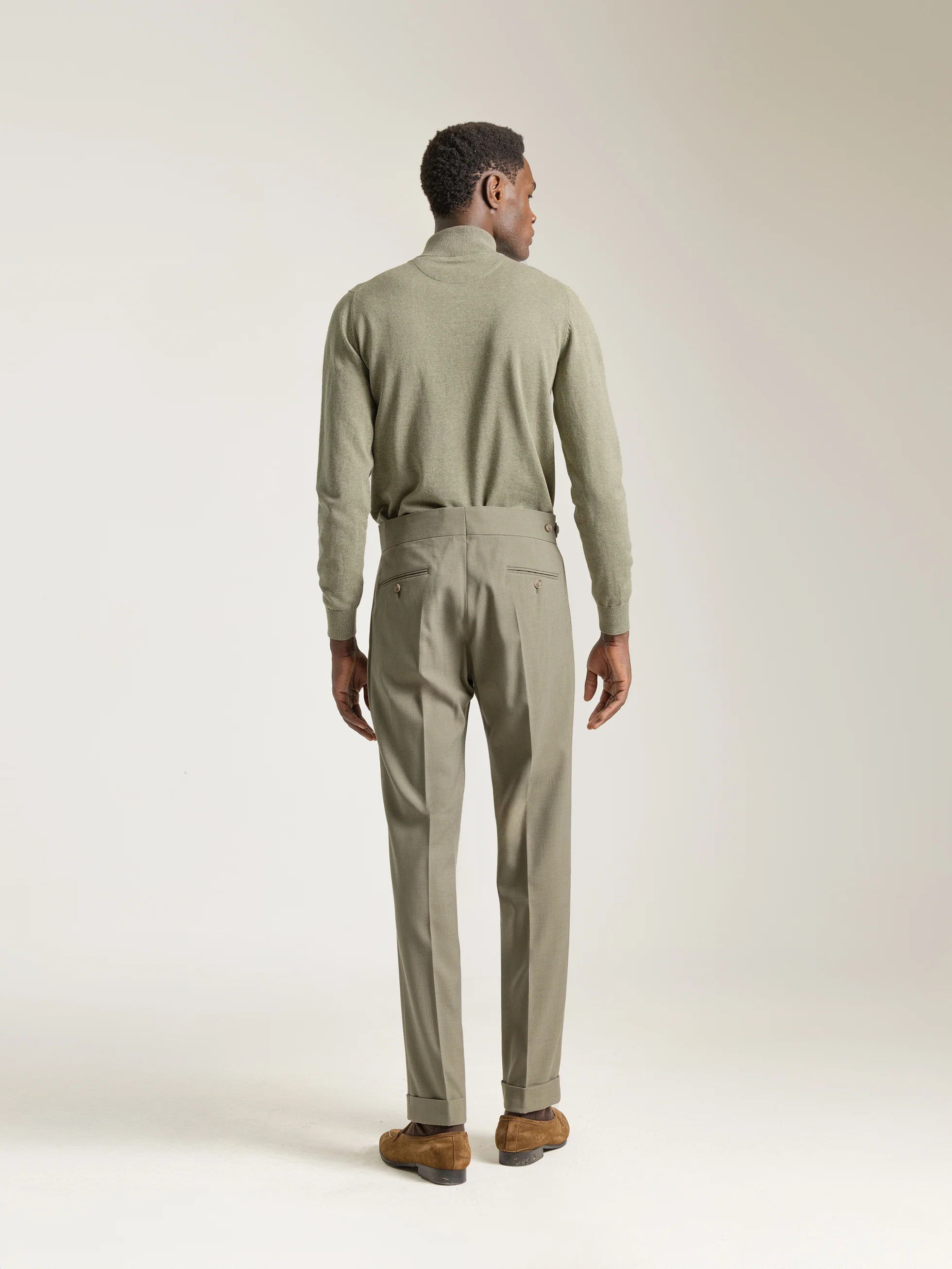 PANTALON GURKHA VERDE OLIVA - Image 4