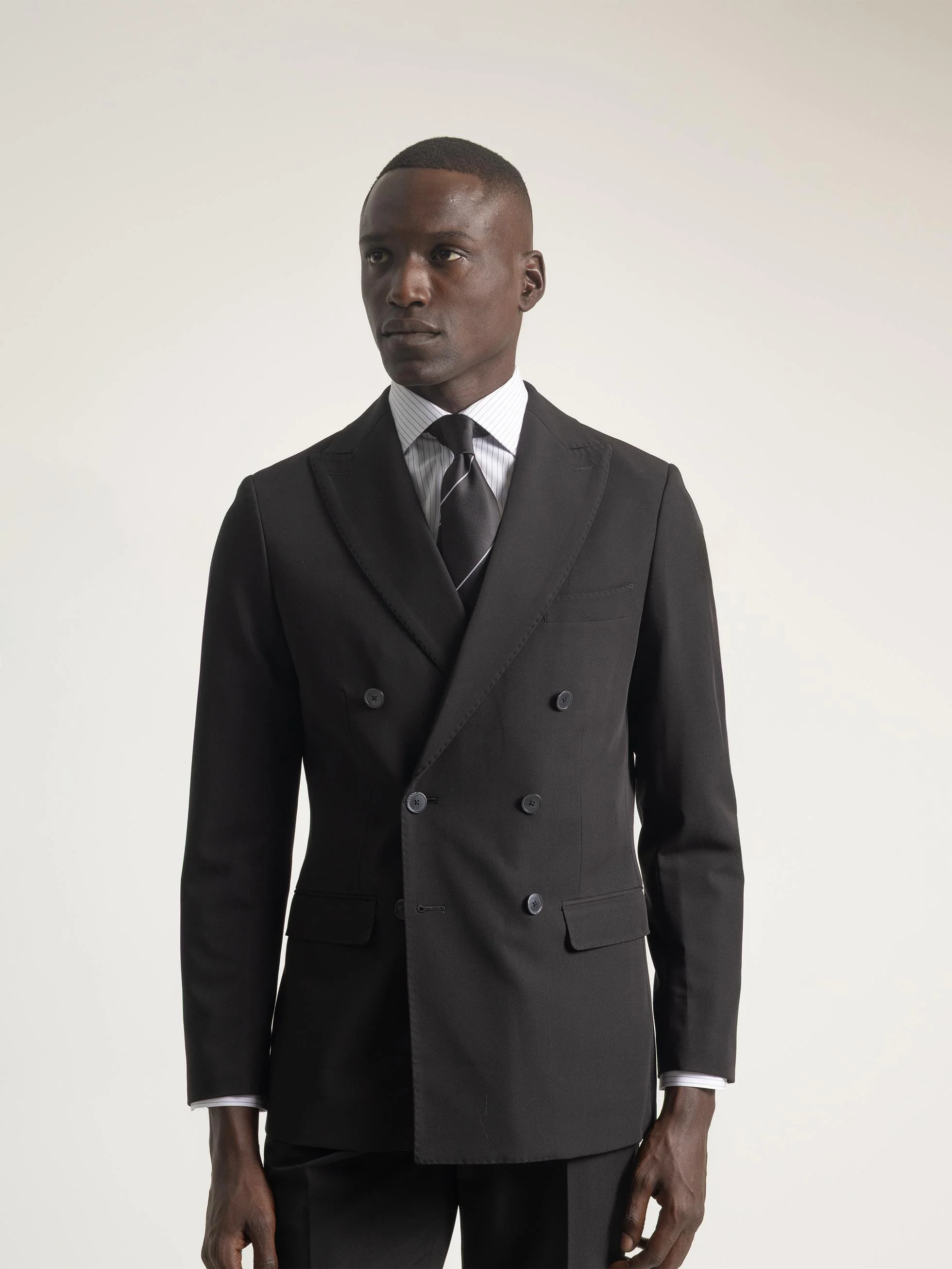 AMERICANA NON-IRON CRUZADA NEGRO - Image 3