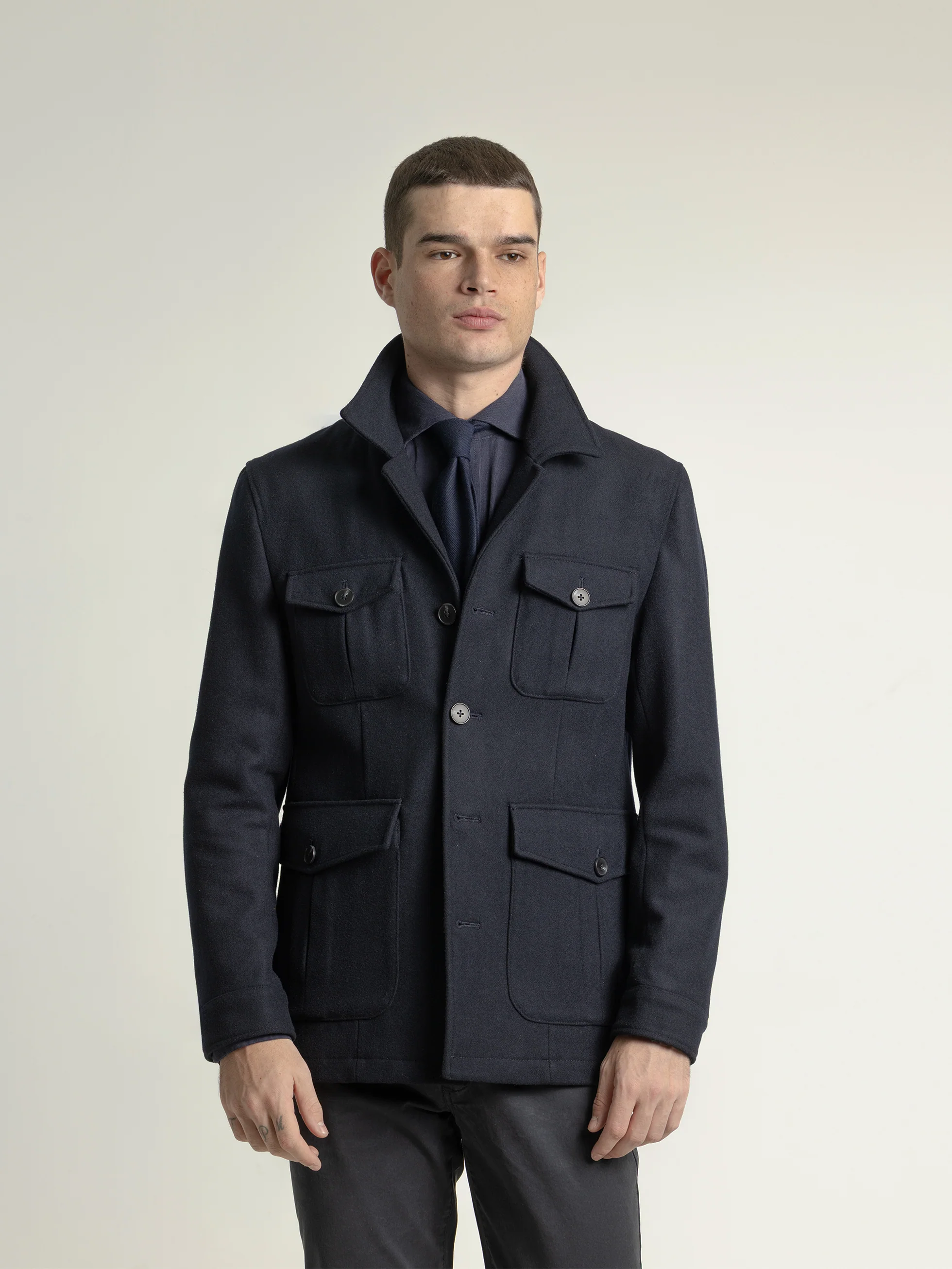 CHAQUETA PAÑO MARINO - Image 3