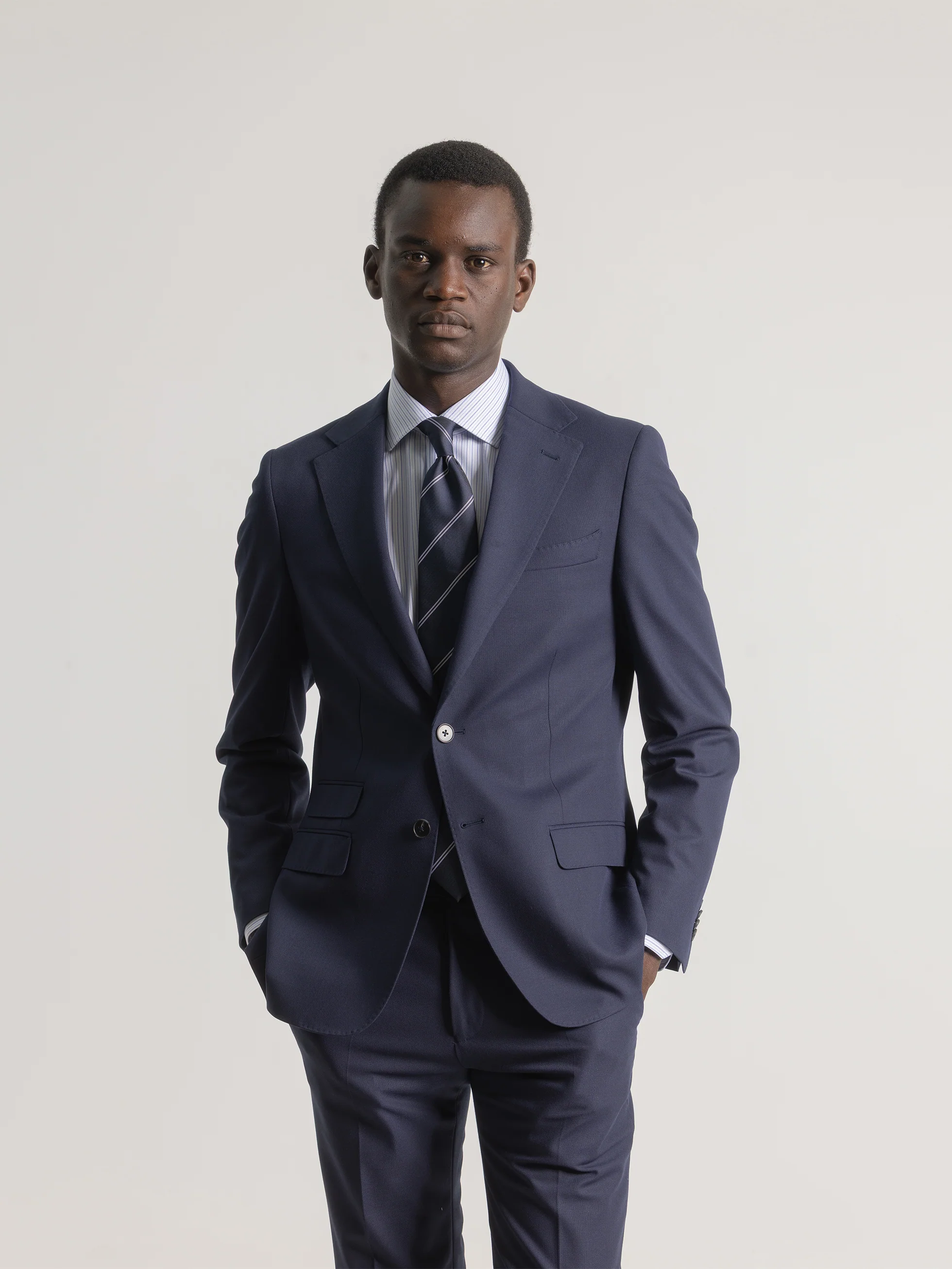 TRAJE MICROPUNTO MARINO - Image 3