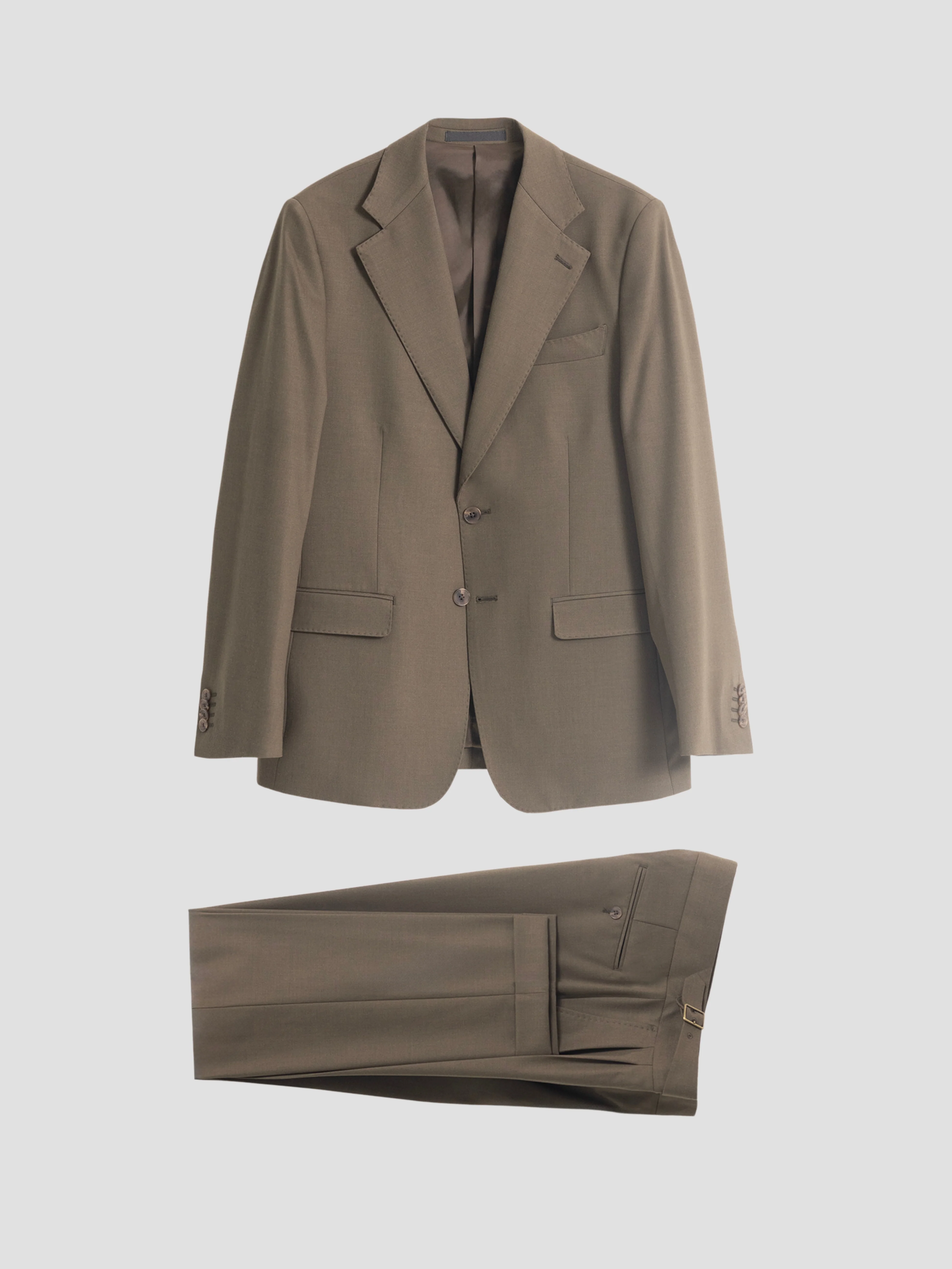 TRAJE FIL A FIL VERDE OLIVA - Image 5