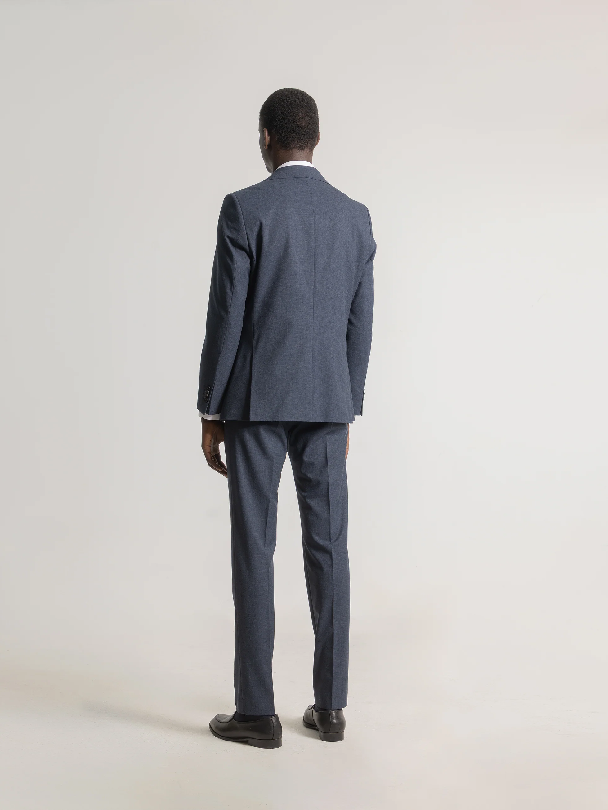 TRAJE MICROCUADRO AZUL INDIGO - Image 4