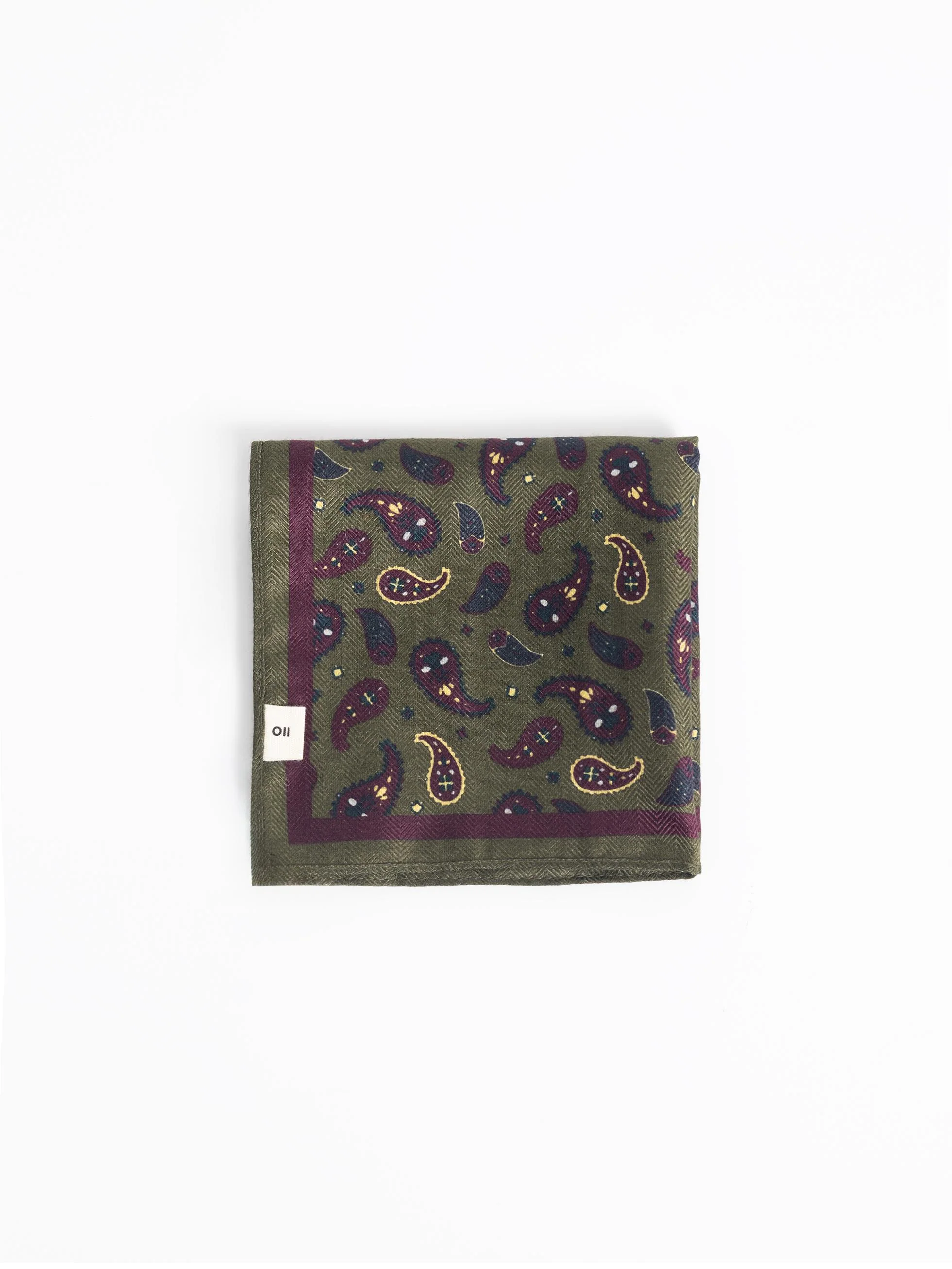 PAÑUELO DE BOLSILLO AMEBAS VINO - Image 3