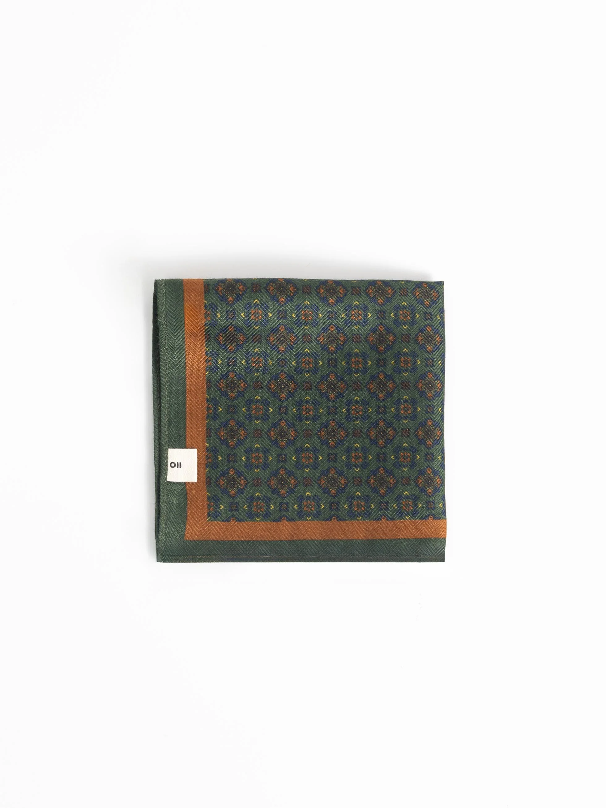 PAÑUELO DE BOLSILLO ESTAMPADO VERDE OSCURO - Image 3