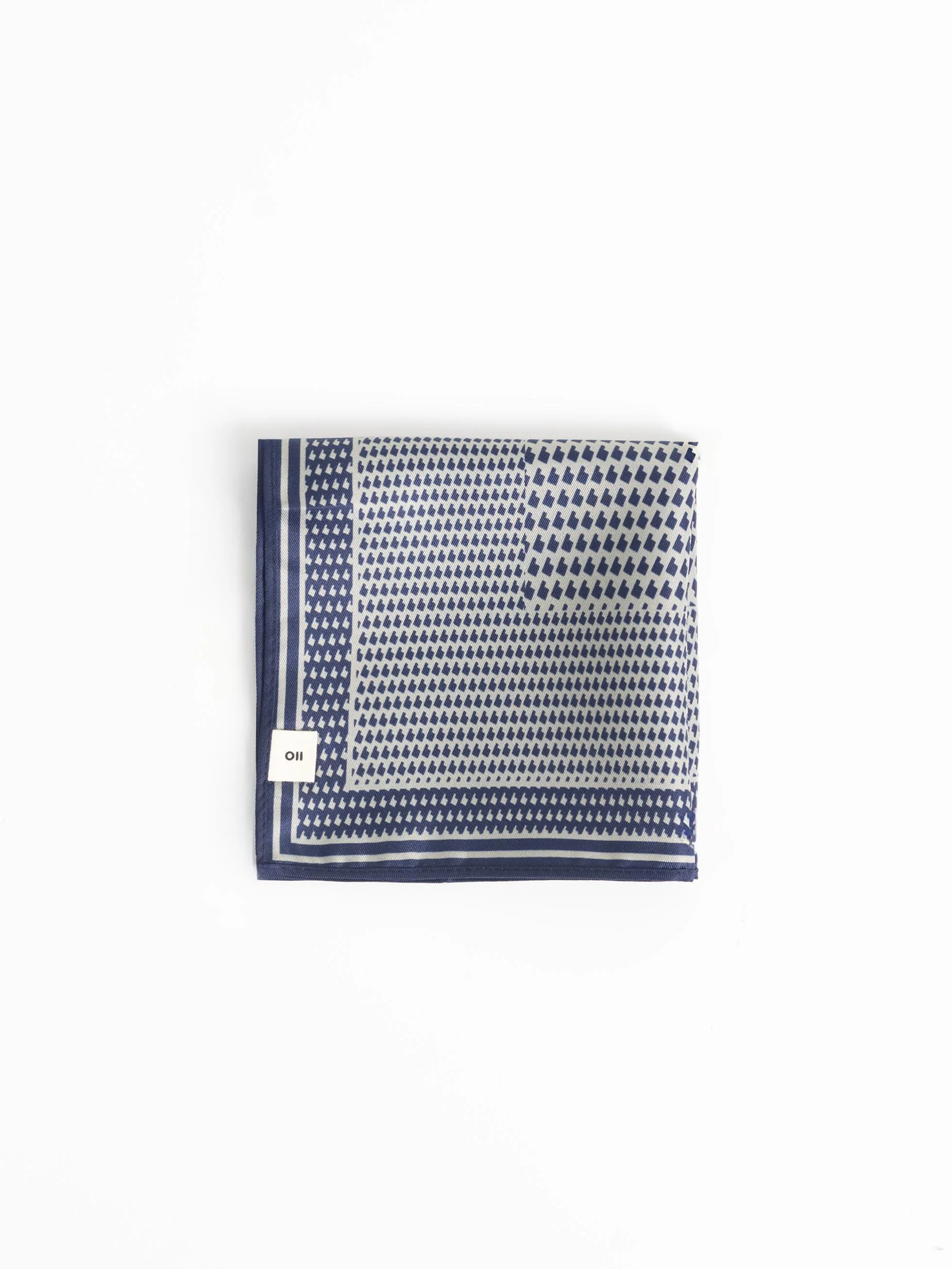 PAÑUELO DE BOLSILLO ESTAMPADO MARINO - Image 3