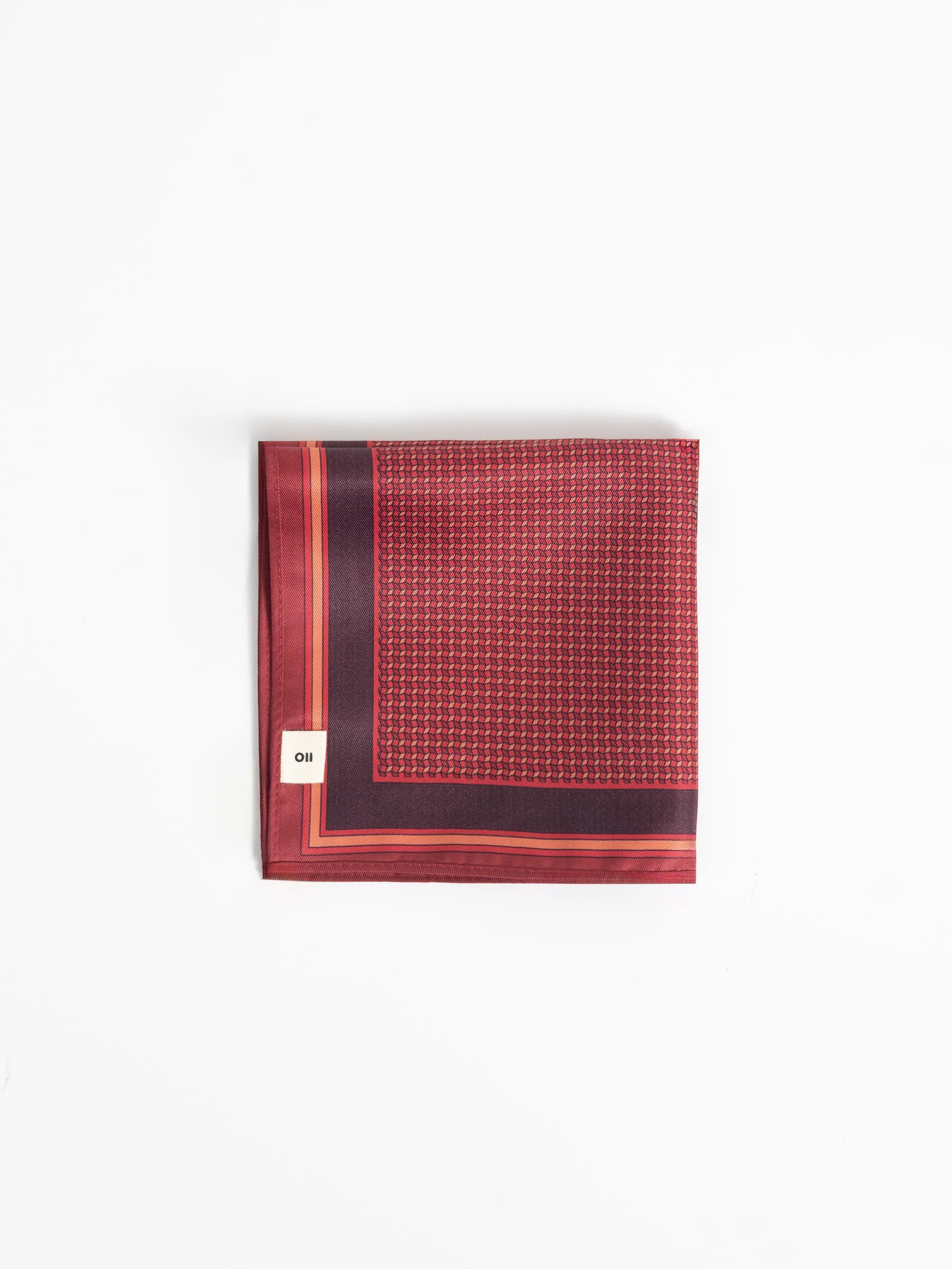 PAÑUELO DE BOLSILLO ESTAMPADO ROJO - Image 3