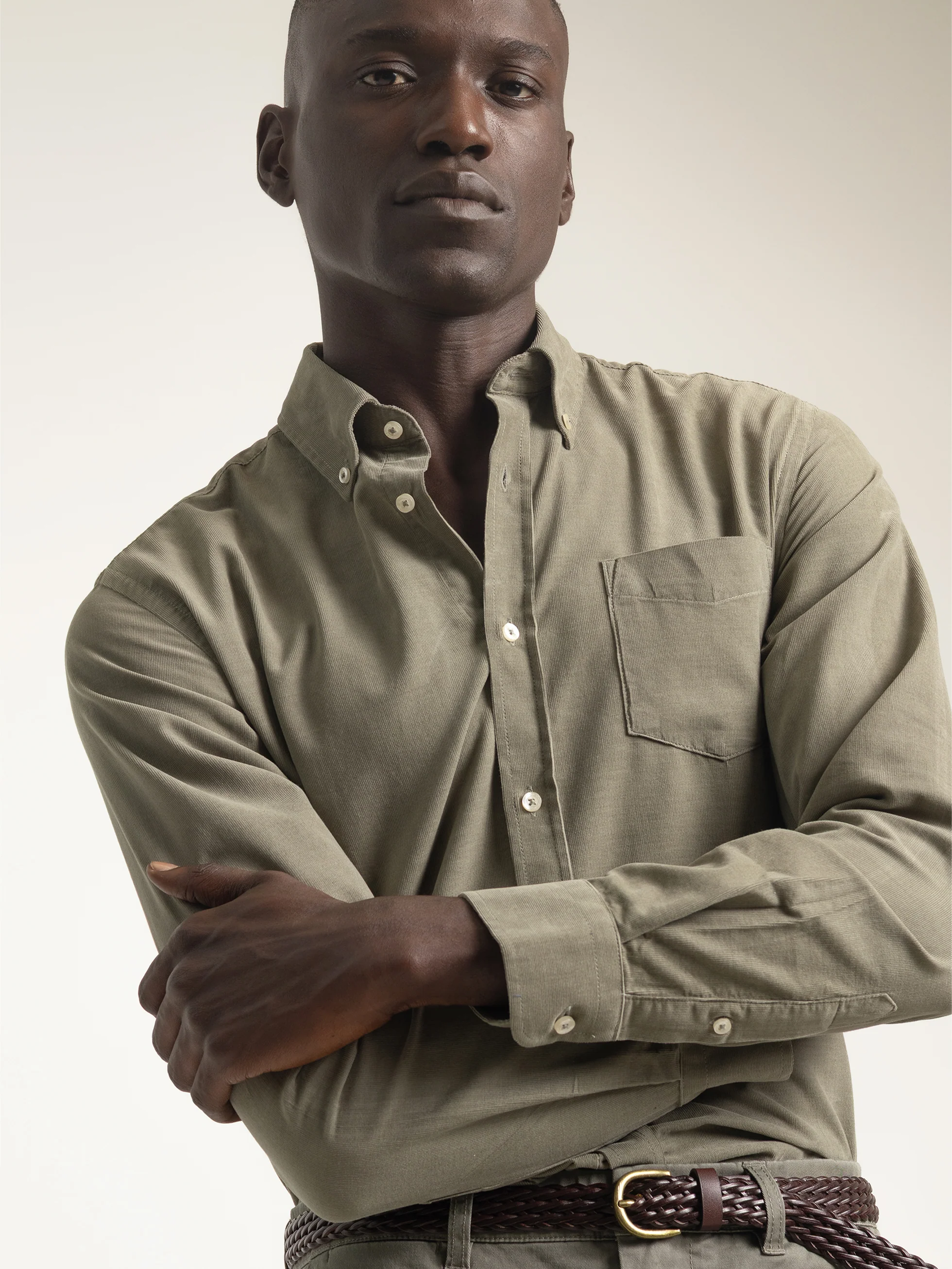 CAMISA MICRO PANA KAKI