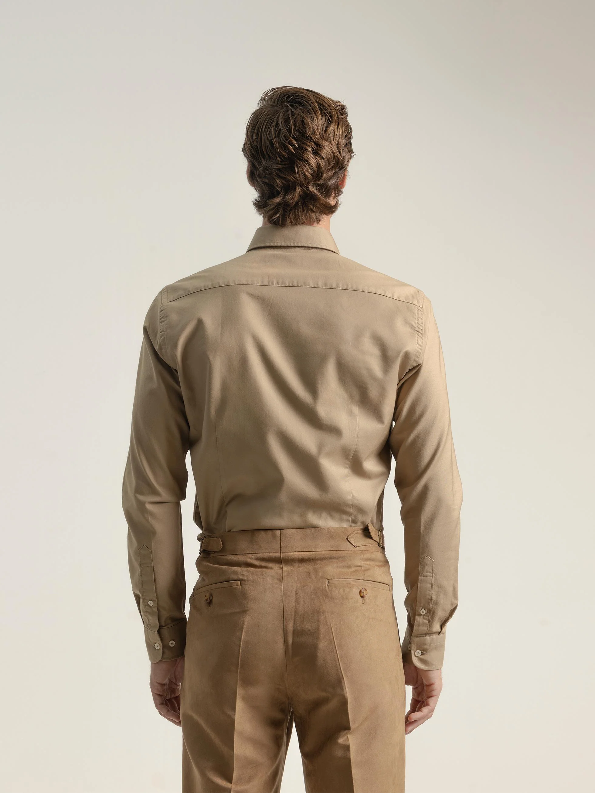 CAMISA OXFORD ALGODÓN CAMEL - Image 4