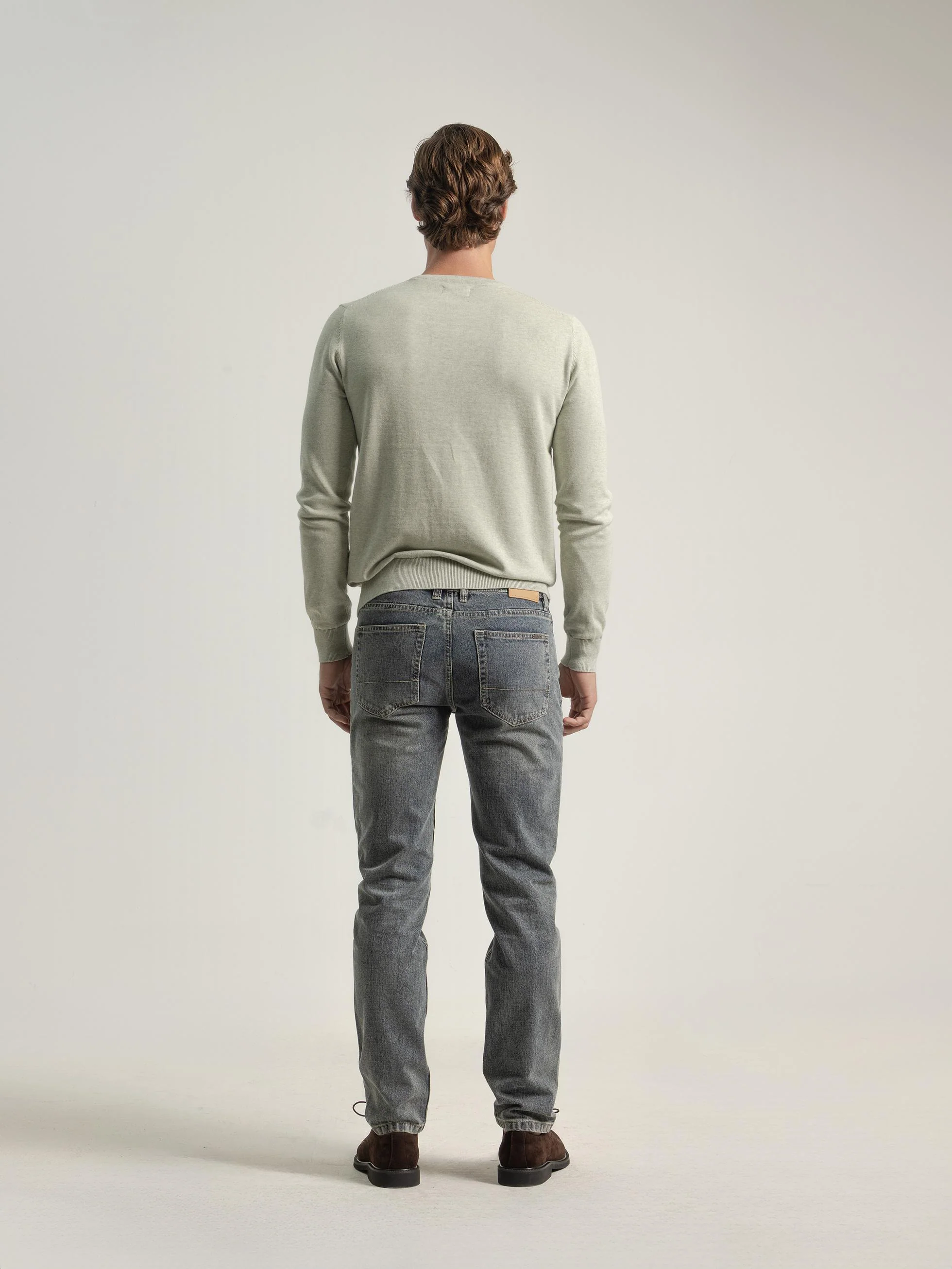 JEANS DENIM AZUL PETRÓLEO - Image 4