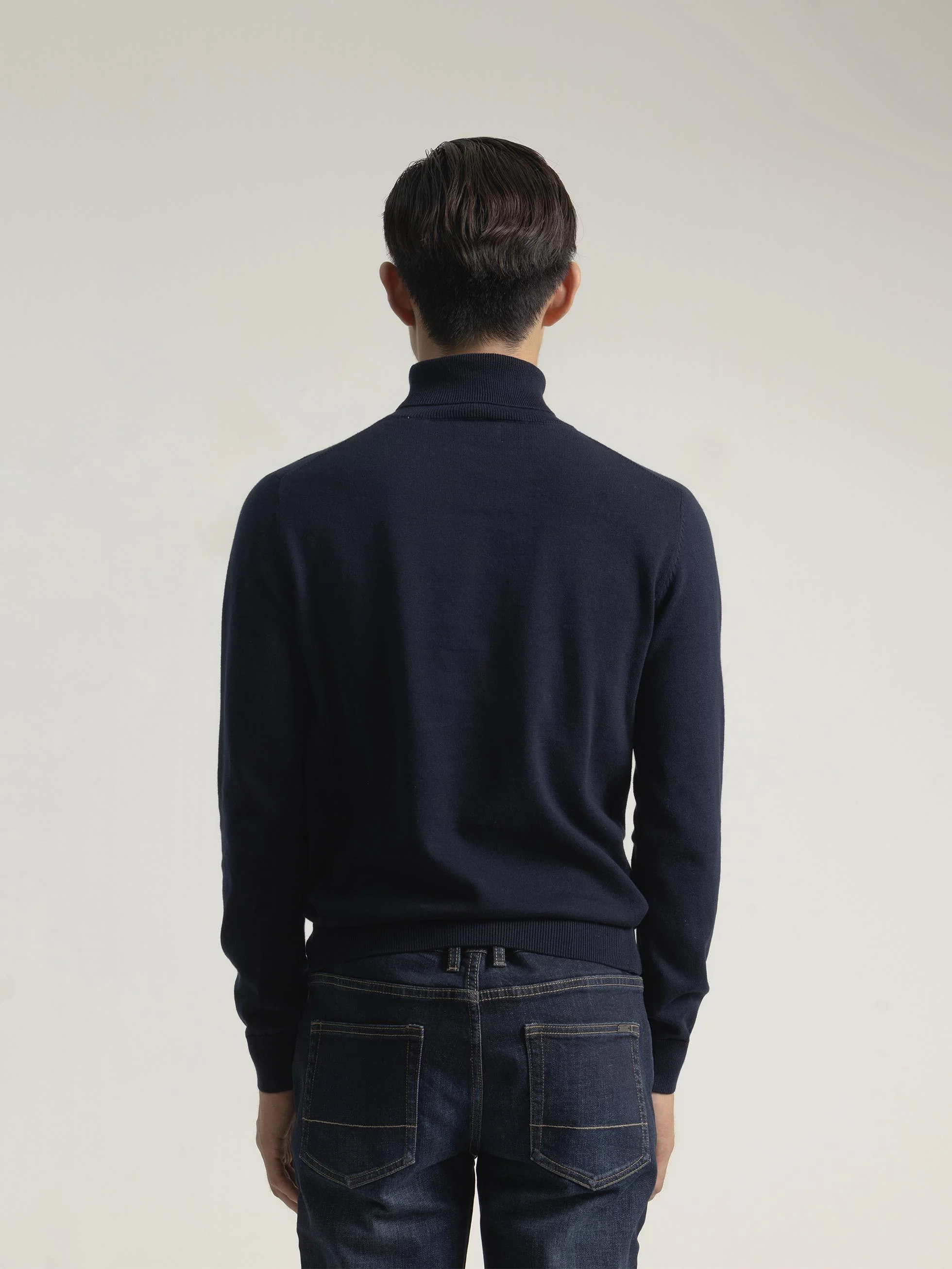 JERSEY CUELLO ALTO MARINO - Image 4
