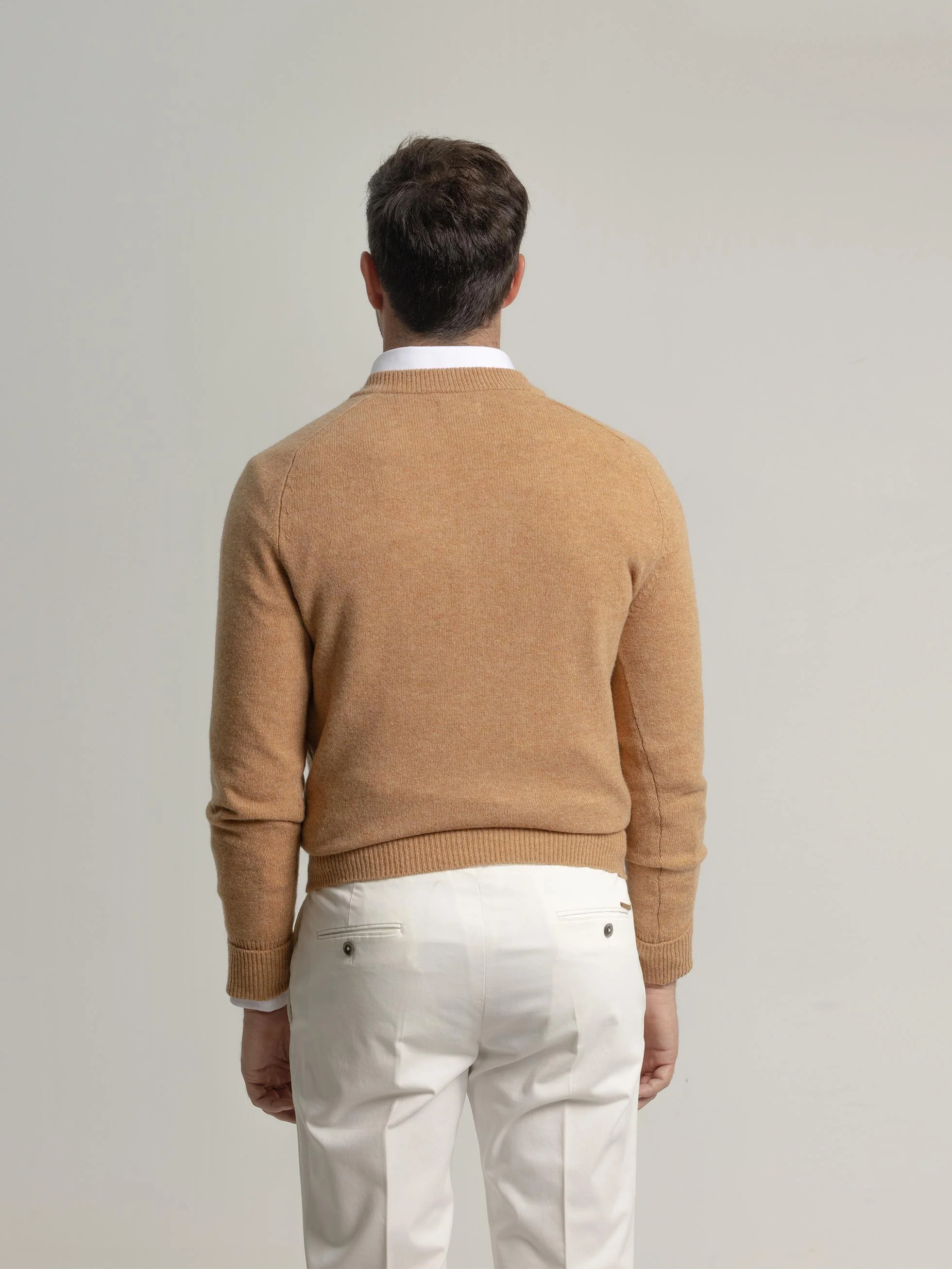 JERSEY CUELLO VINTAGE LANA CAMEL - Image 4
