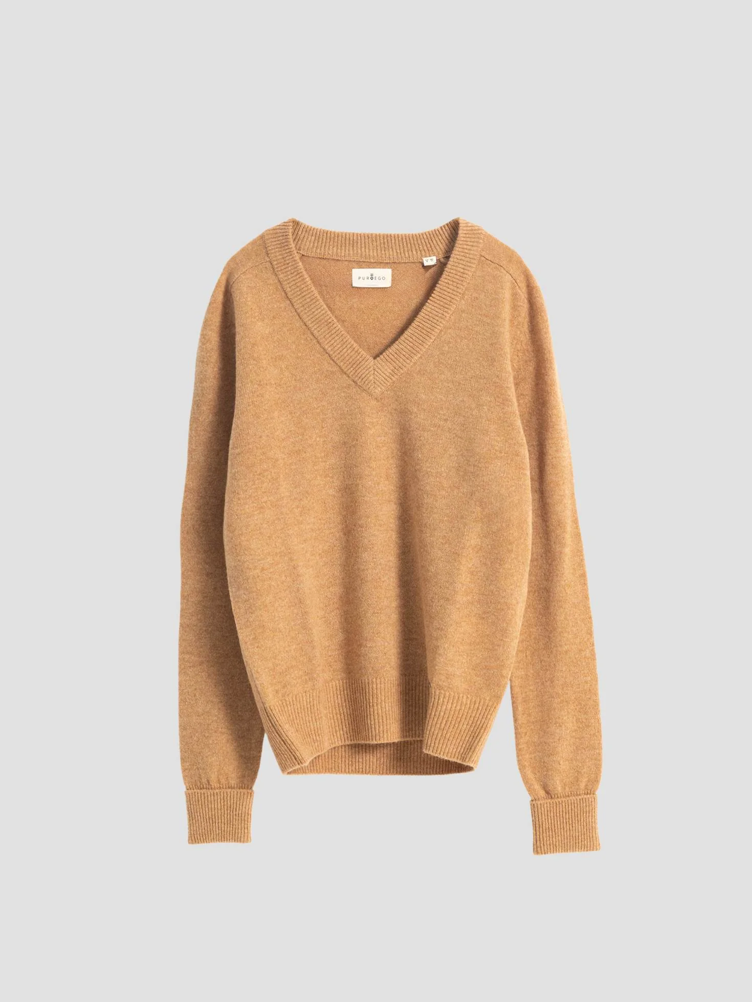 JERSEY CUELLO VINTAGE LANA CAMEL - Image 5