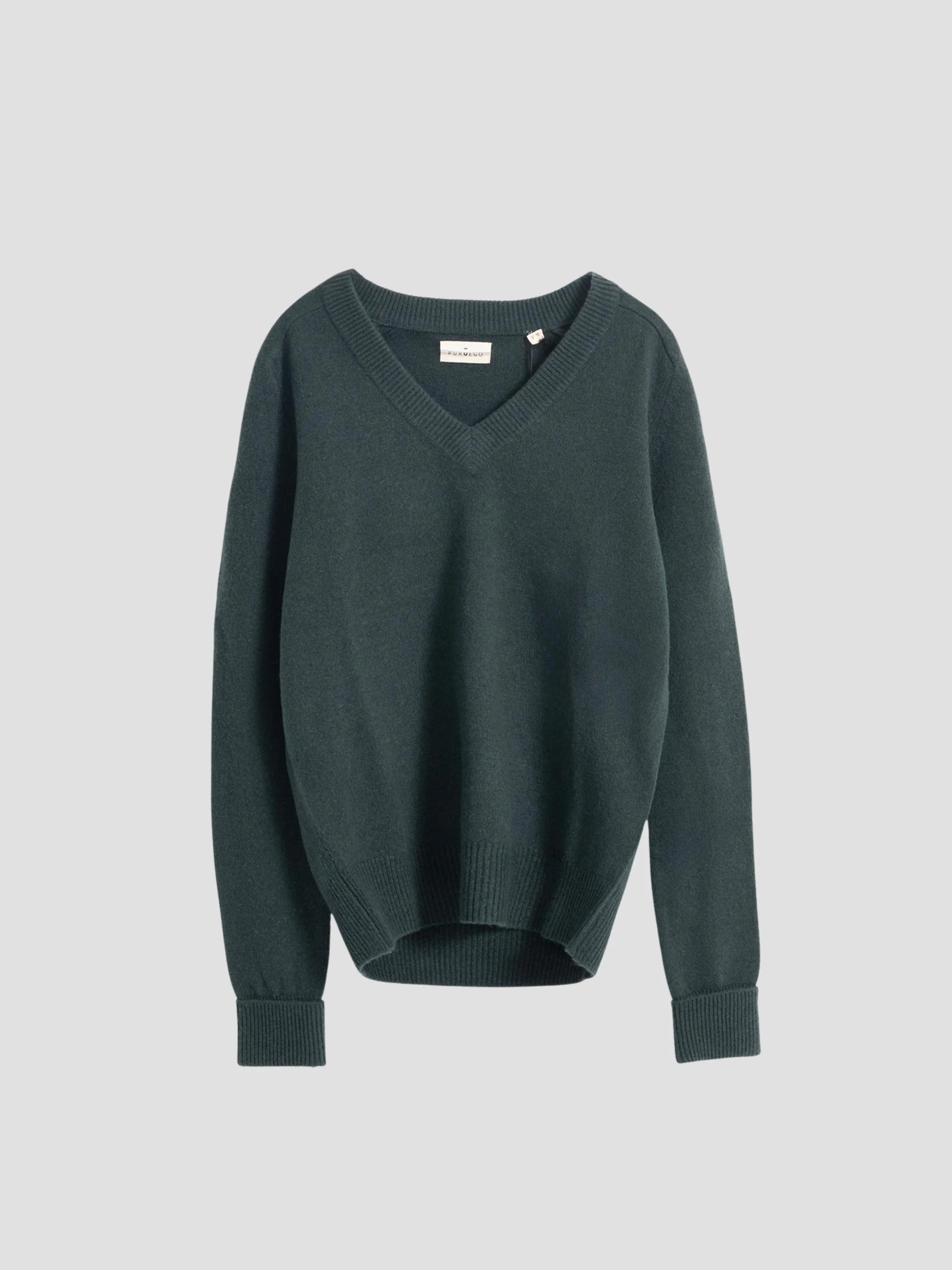 JERSEY CUELLO VINTAGE LANA VERDE OSCURO - Image 5