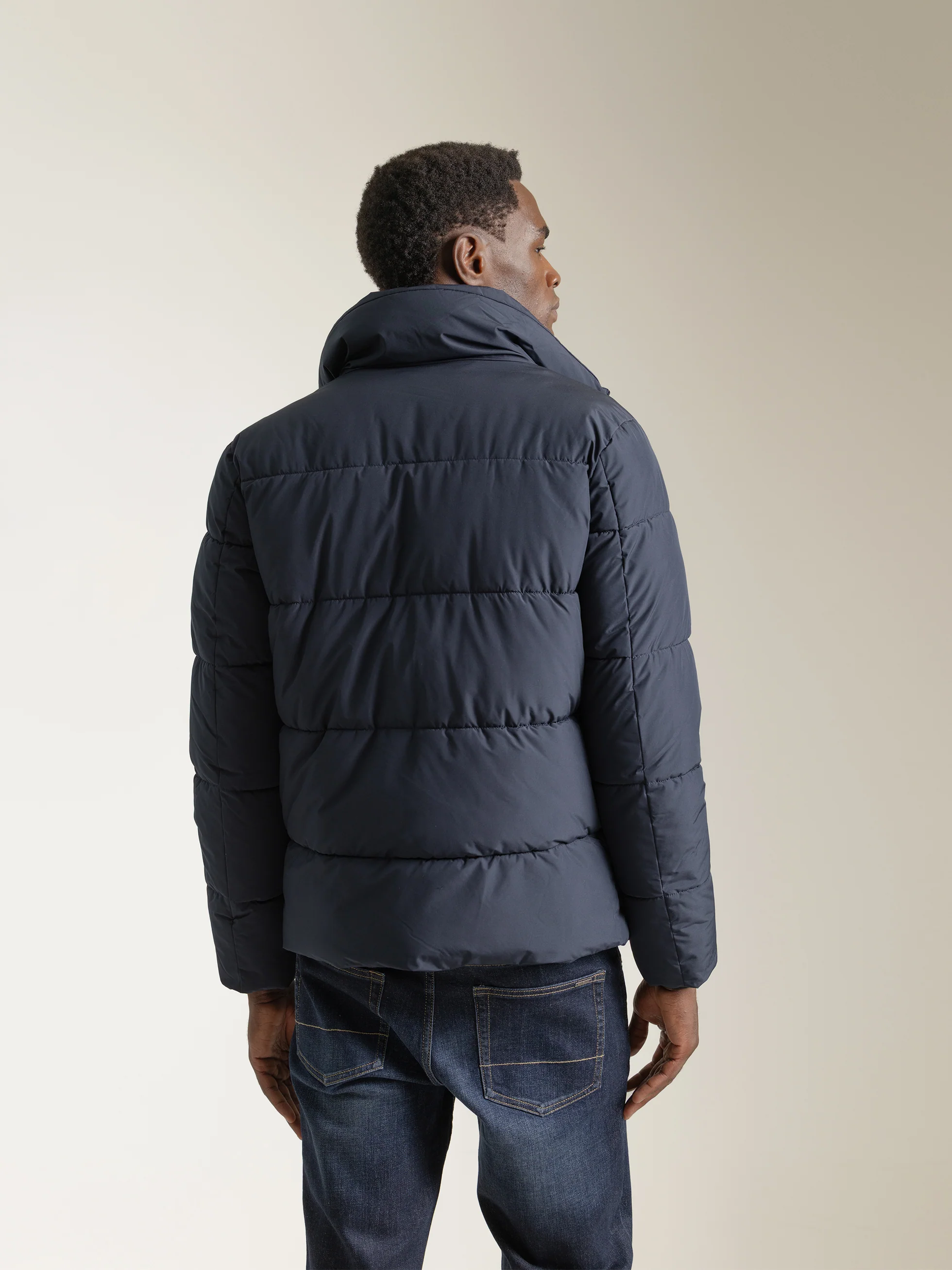 CHAQUETA TÉCNICA DOBLE CUELLO MARINO - Image 4