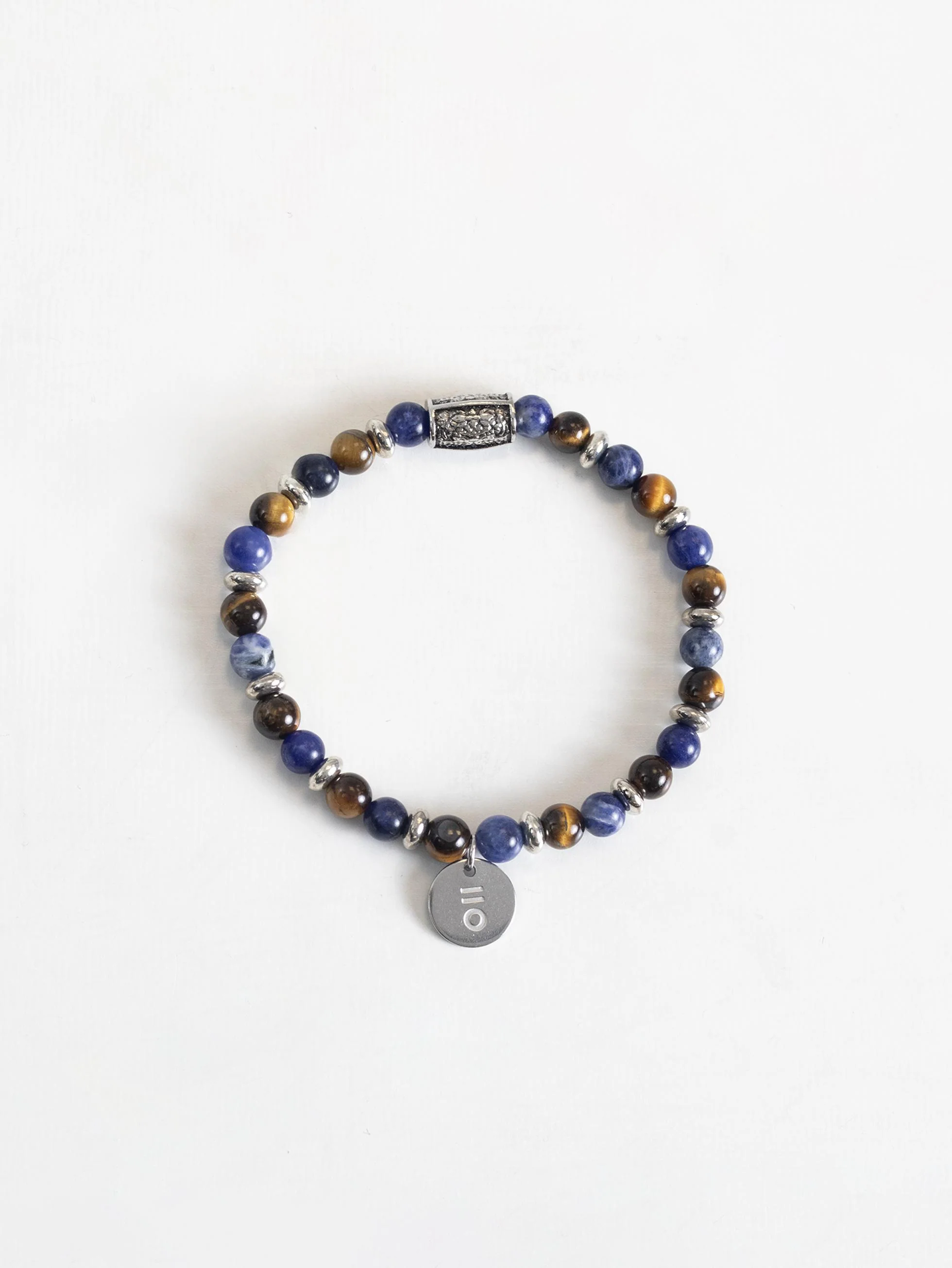 PULSERA PIEDRAS AZUL MARRÓN - Image 3