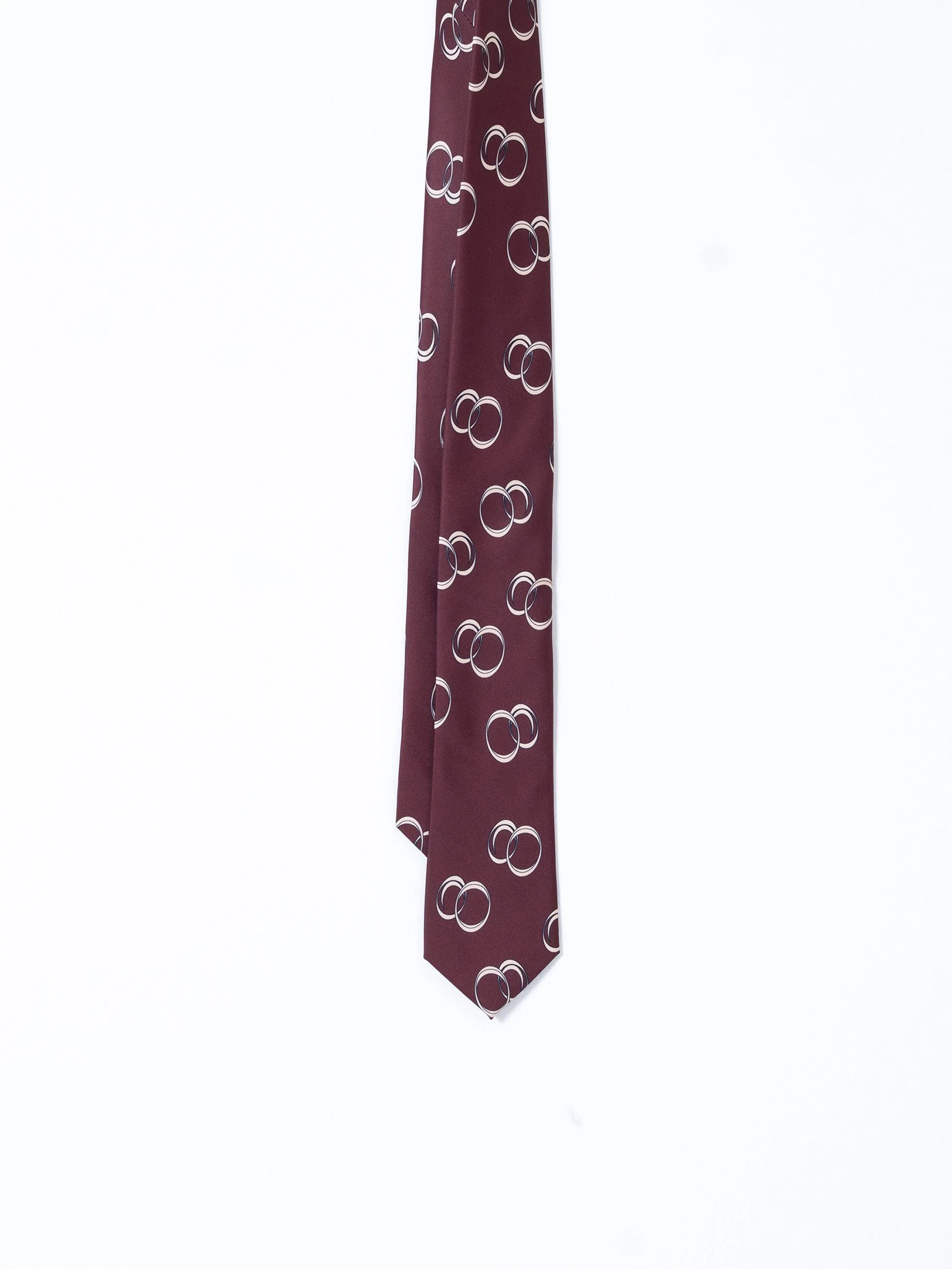 CORBATA CIRCULOS BURDEOS - Image 3