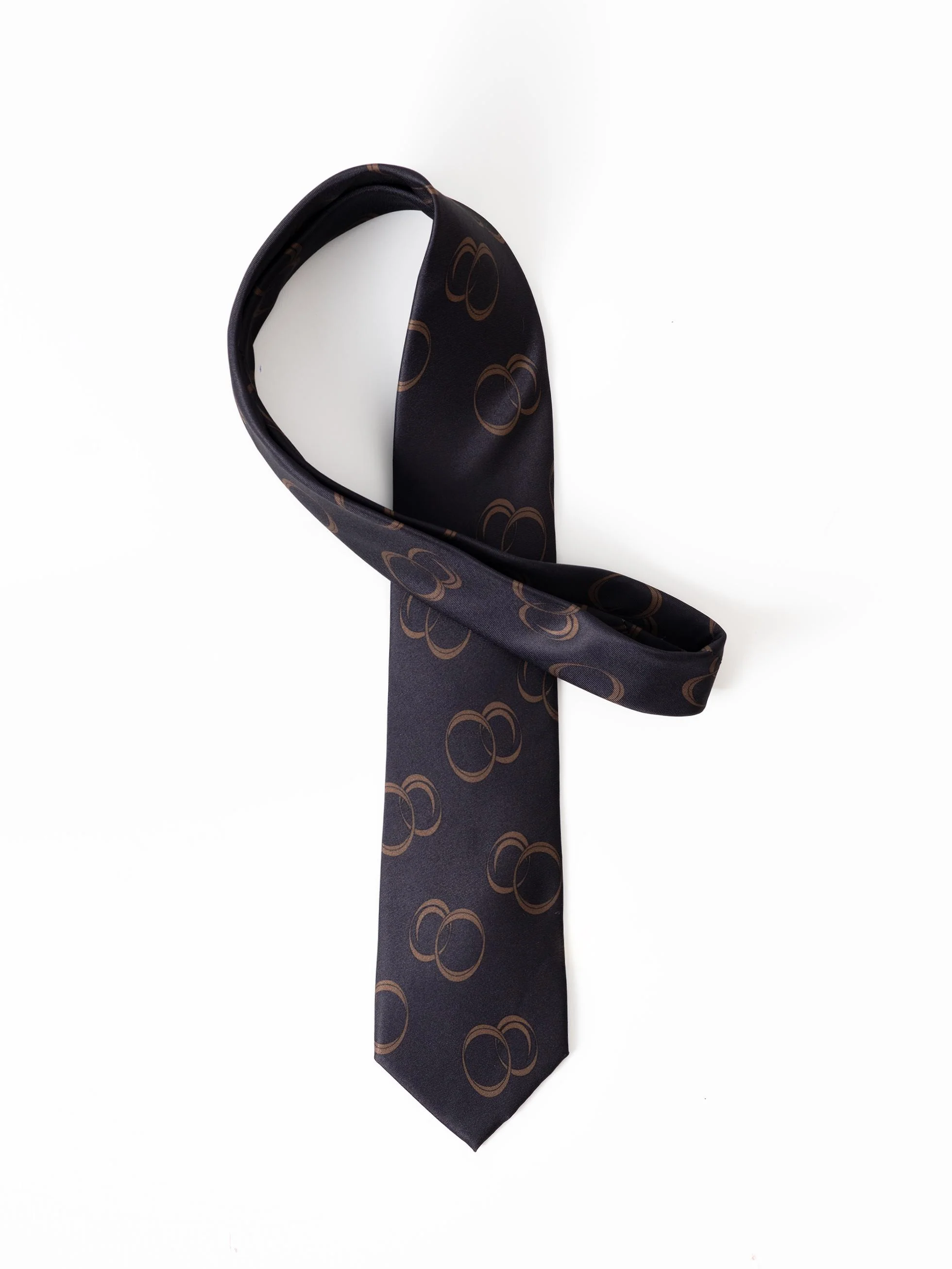 CORBATA CIRCULOS NEGRA - Image 2