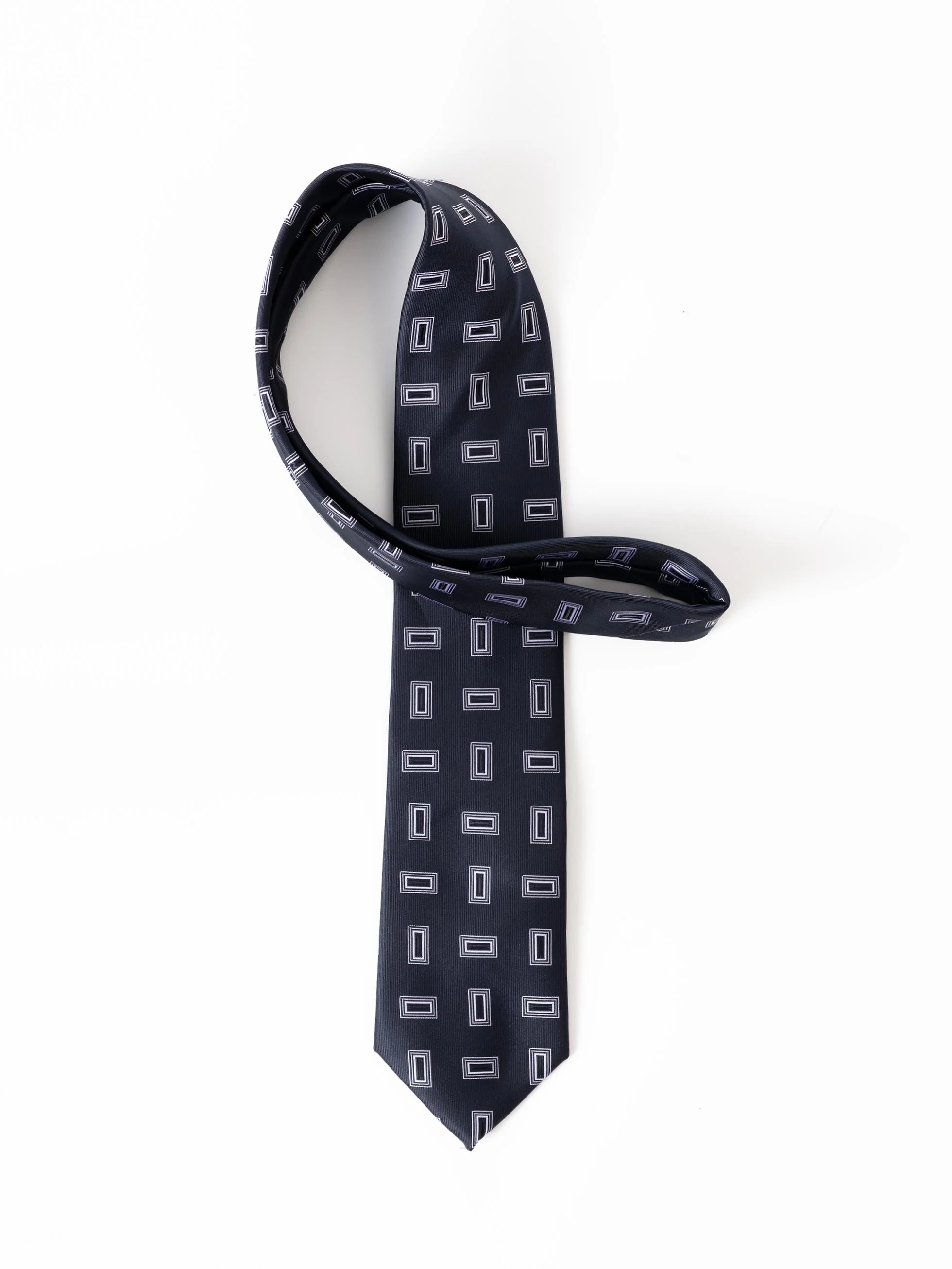 CORBATA MOTIVO RECTÁNGULO AZULÓN - Image 2