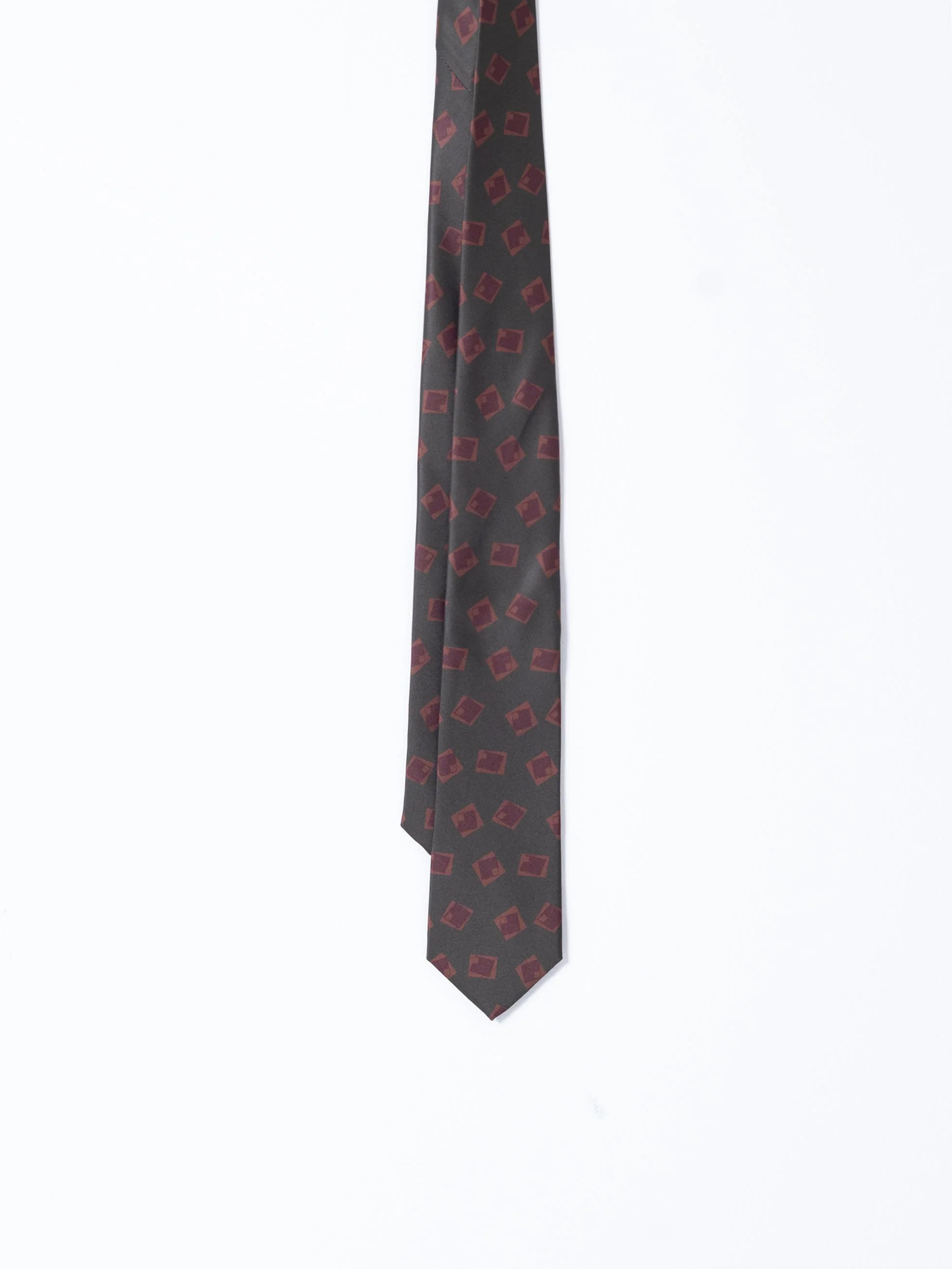 CORBATA MOTIVOS CUADRADOS VERDE - Image 3