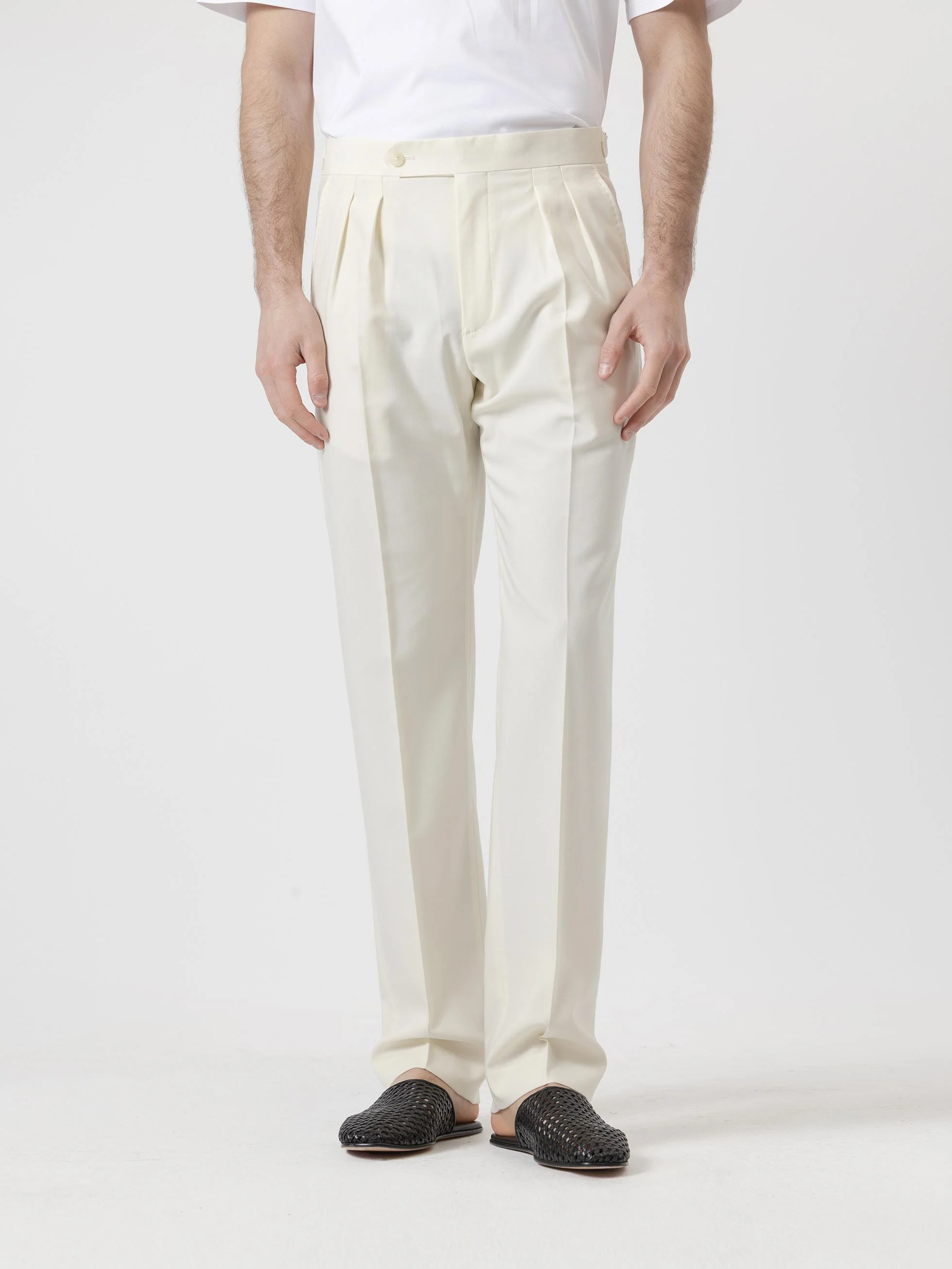 PANTALÓN ALTO RELAXED FIT CRUDO - Image 3