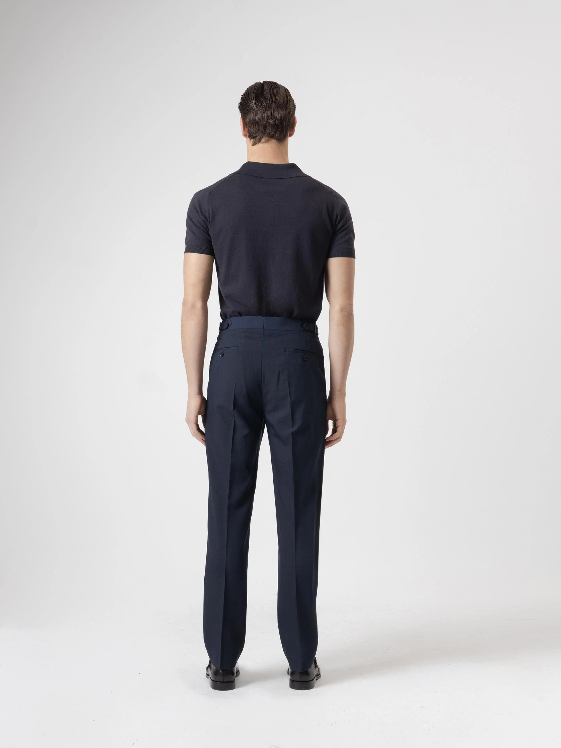 PANTALÓN ALTO RELAXED FIT MARINO - Image 4