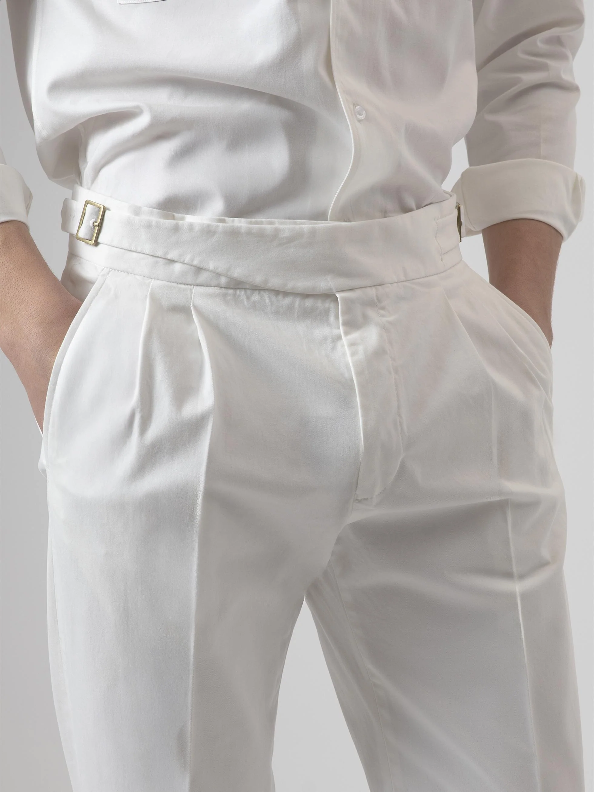 PANTALÓN GURKA ALGODÓN BLANCO - Image 2
