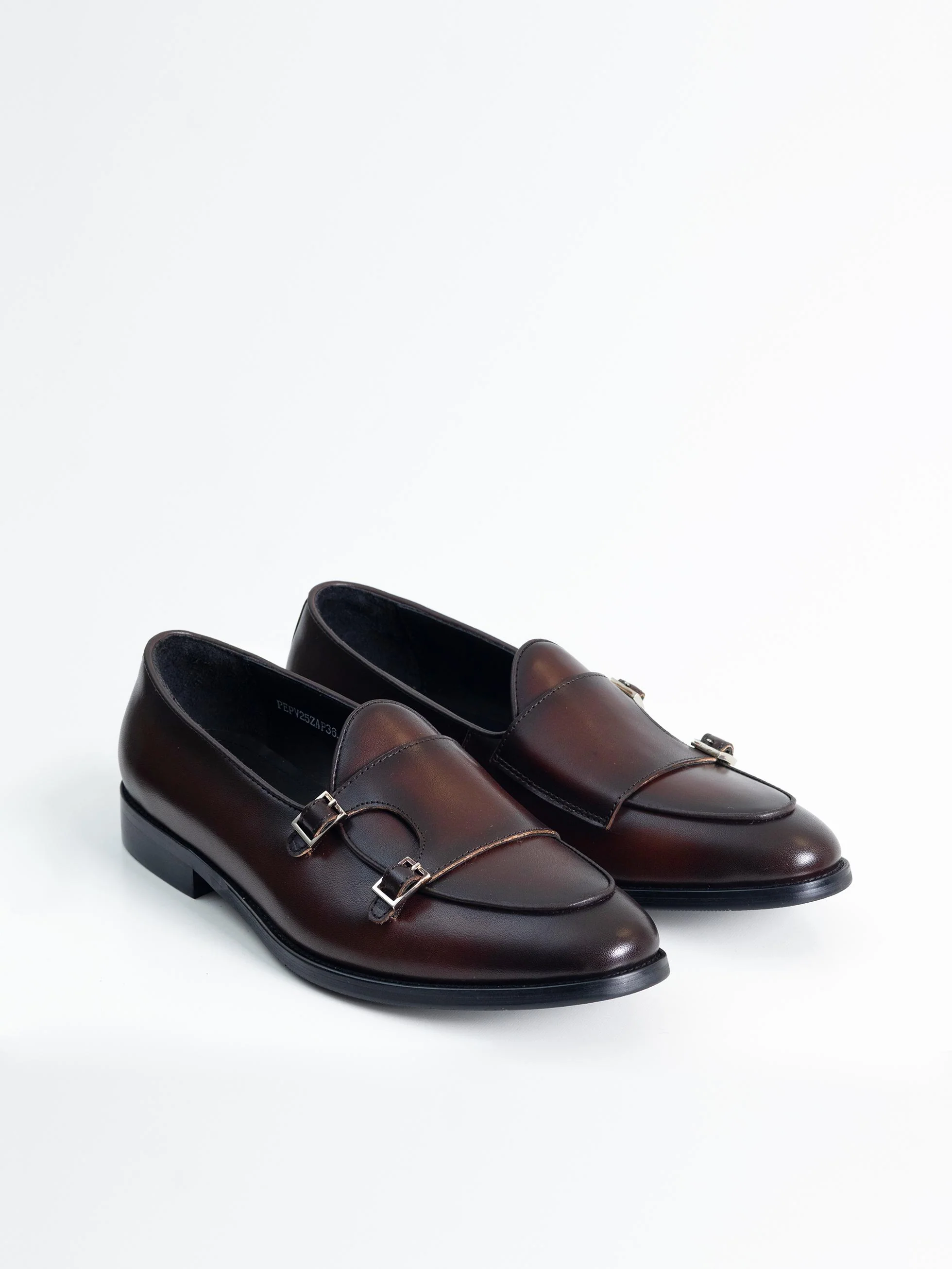 MOCASÍN MONK PIEL BURDEOS - Image 3