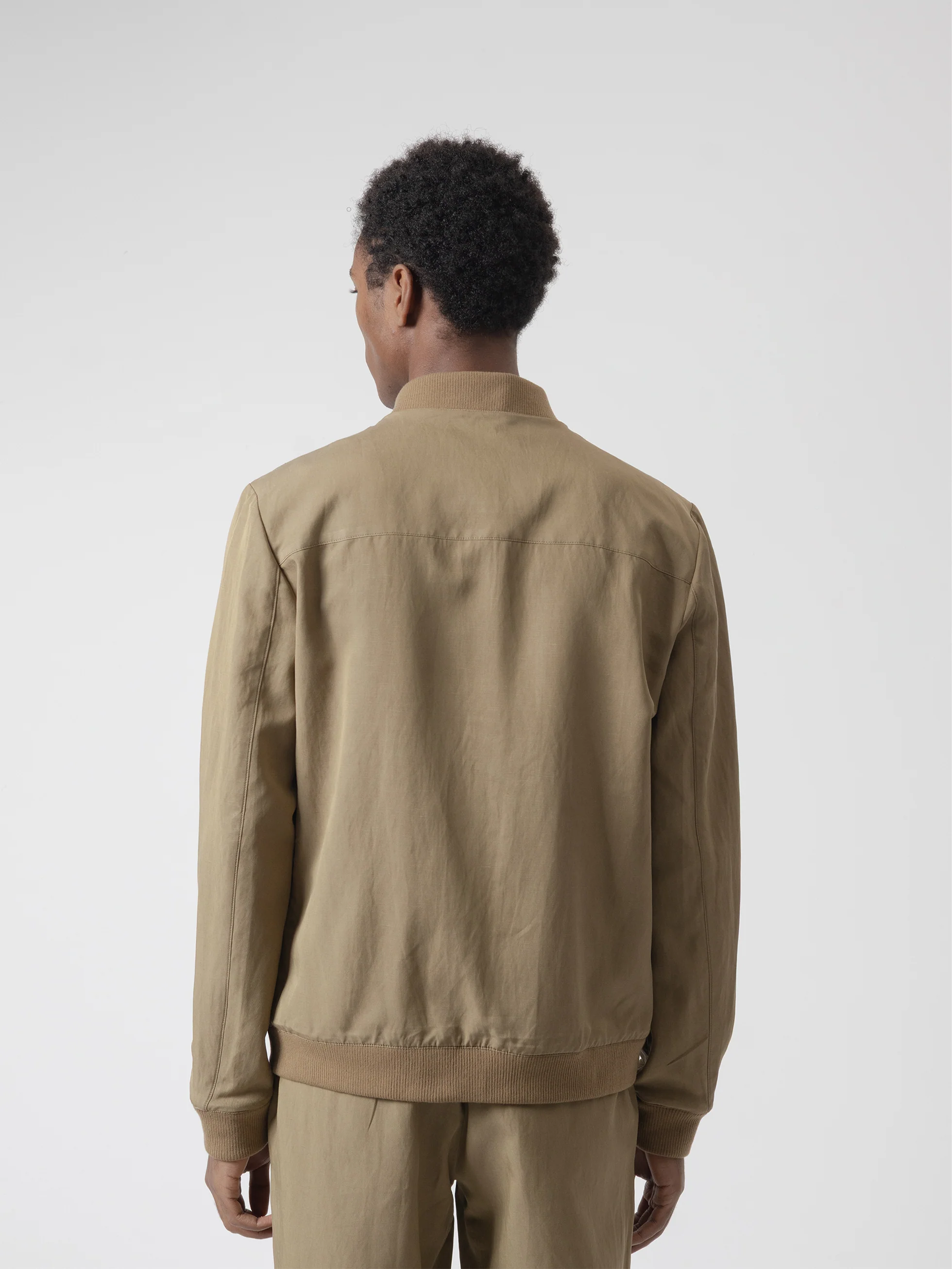 CAZADORA BOMBER LINO CAMEL - Image 4
